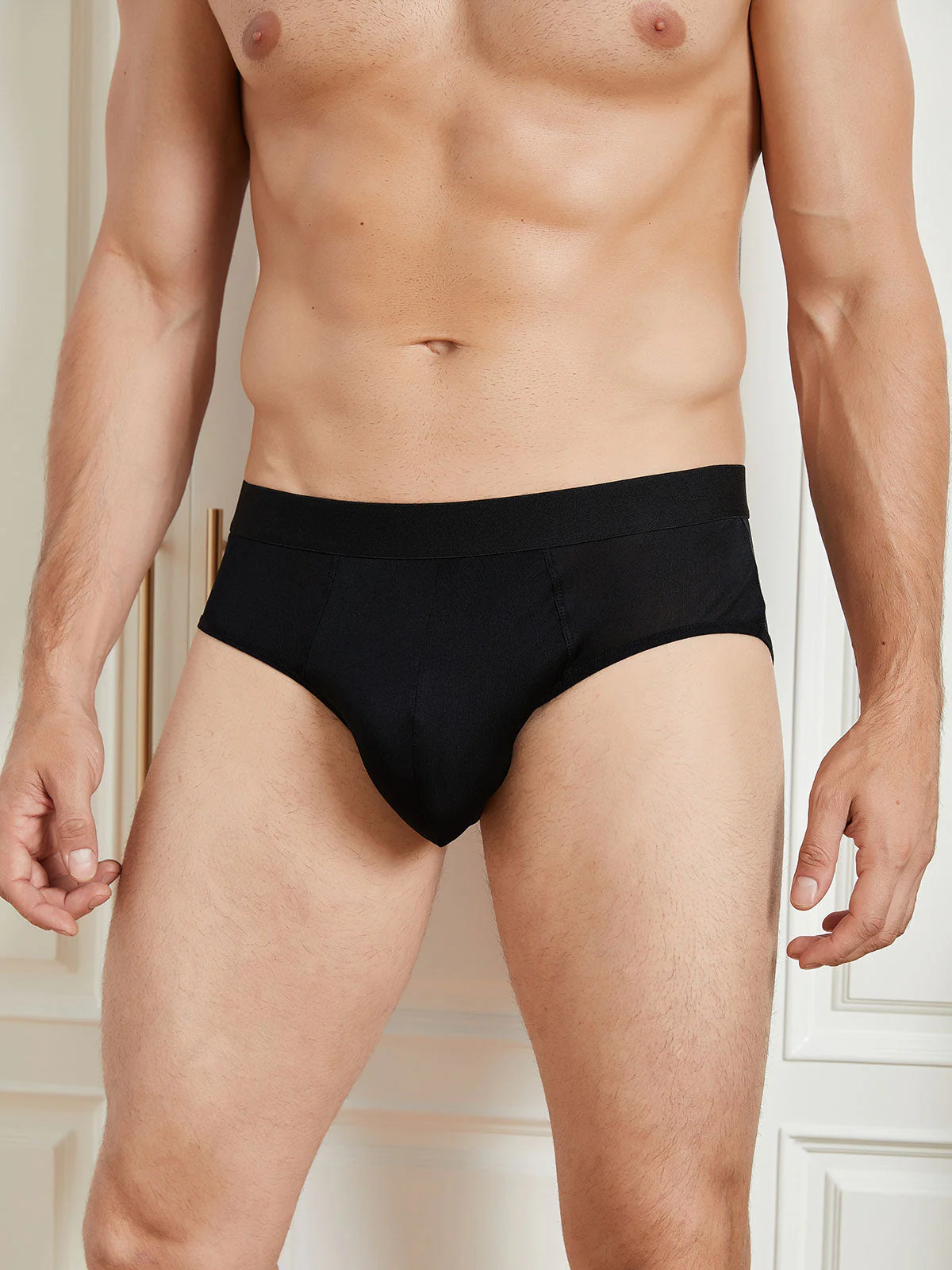 Men Briefs Breathable Pure Silk Underwear - Image 11