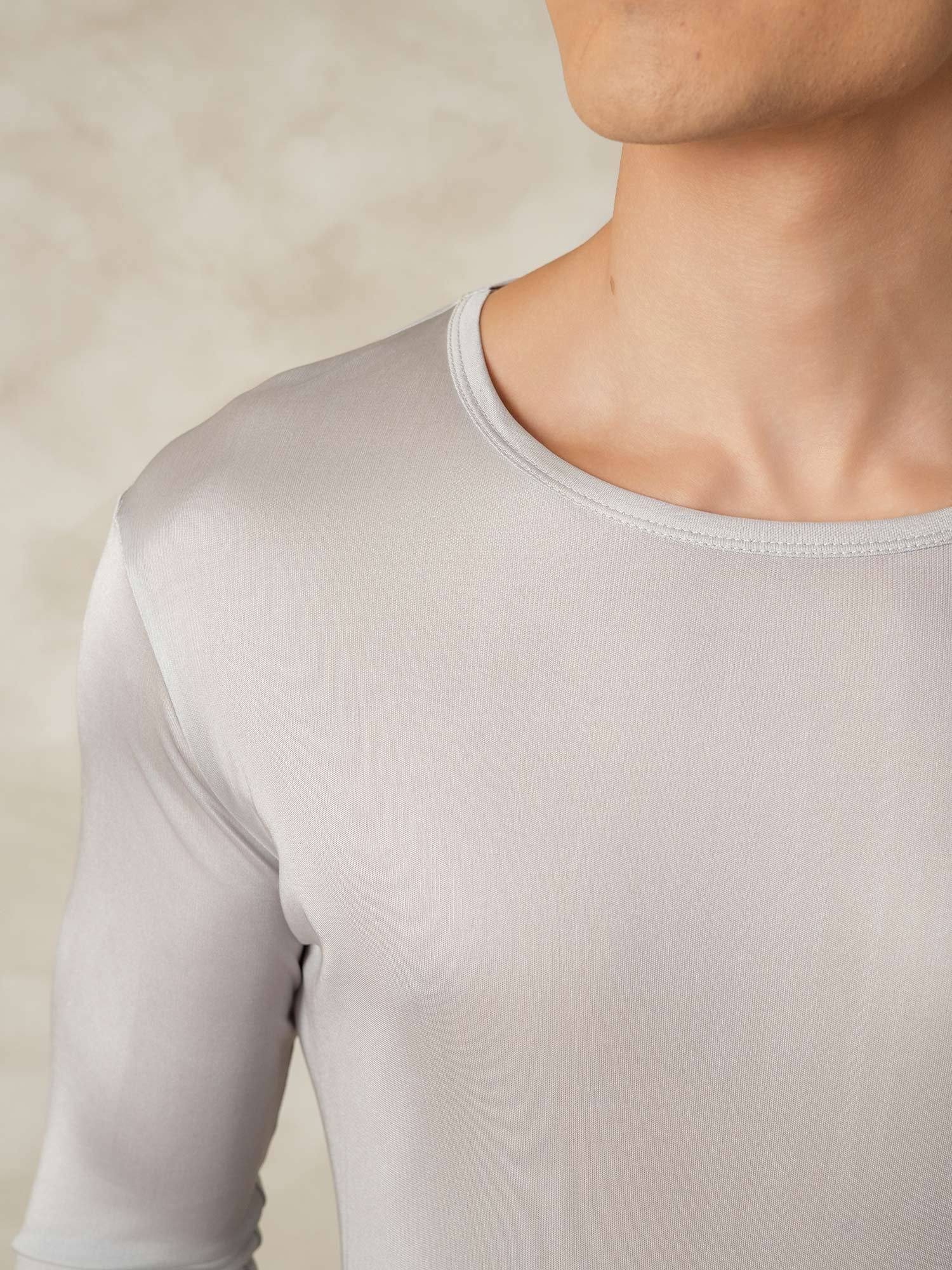 Men's Silk Jersey Long Sleeve Long Johns - Image 5