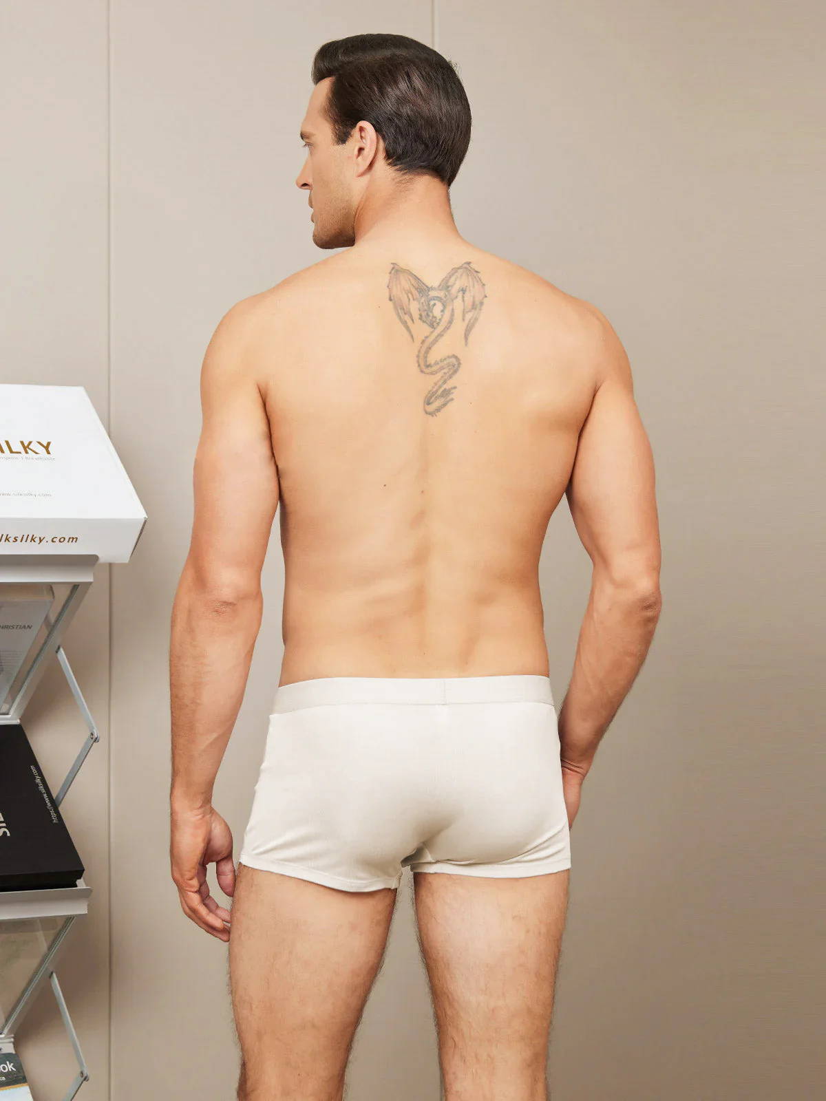 Men‘s Pure Silk Boxer Briefs Underwear - Image 30