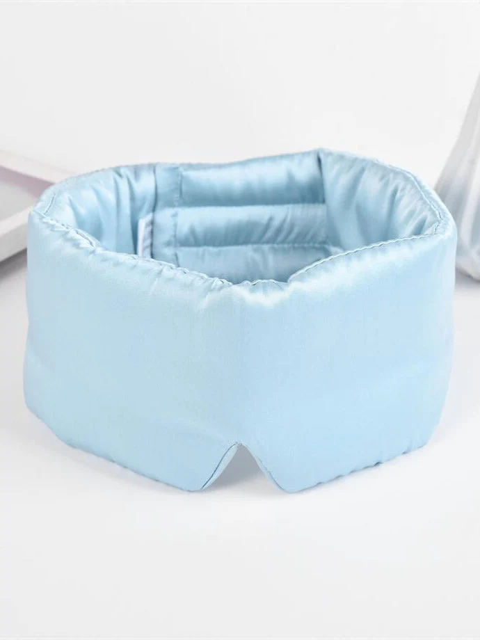 One Piece Silk Sleep Eye Mask With Velcro - Image 23