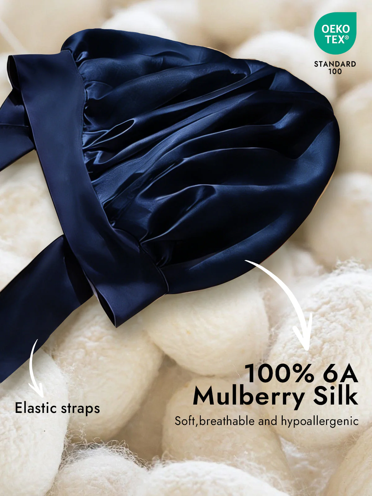 Pure Silk Bowknot Tie Bonnet - Image 32