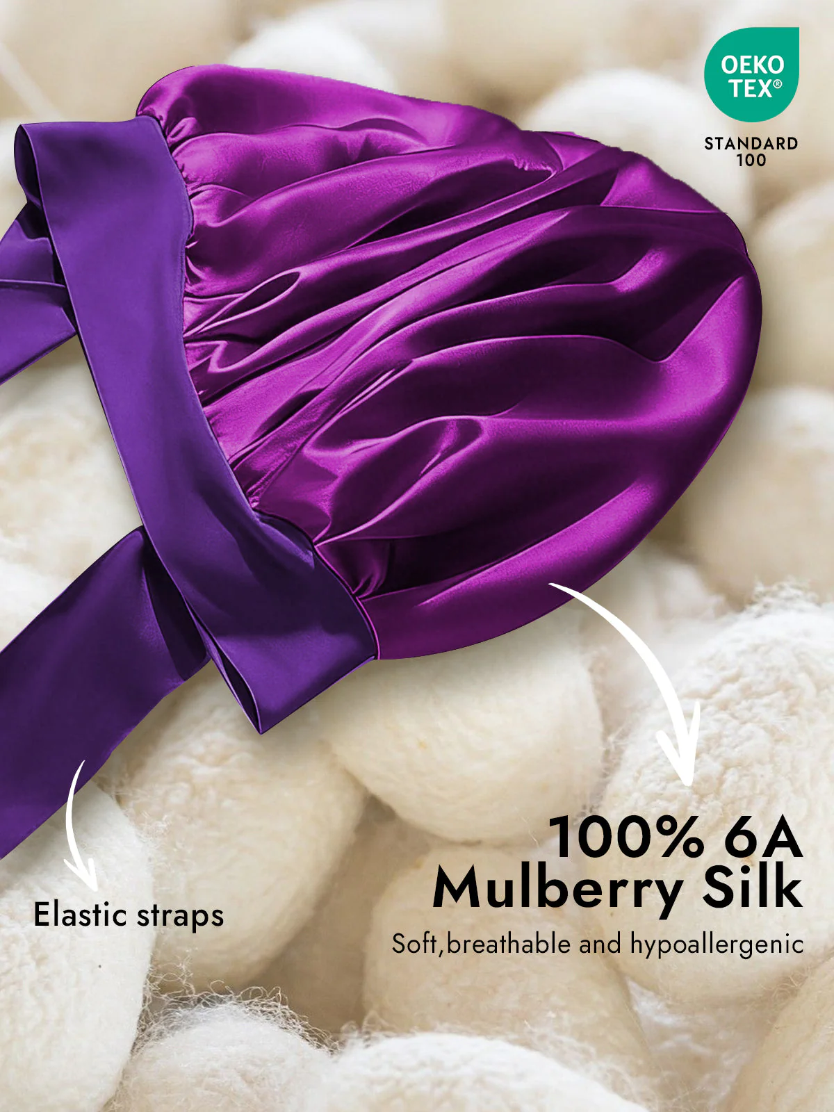 Pure Silk Bowknot Tie Bonnet - Image 50