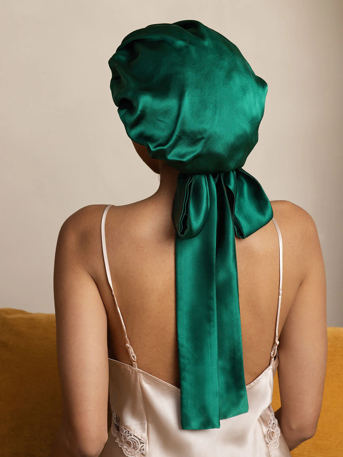 Pure Silk Casual Bonnet with Long Ribbons (Two-tone and Double-sided) - Image 25