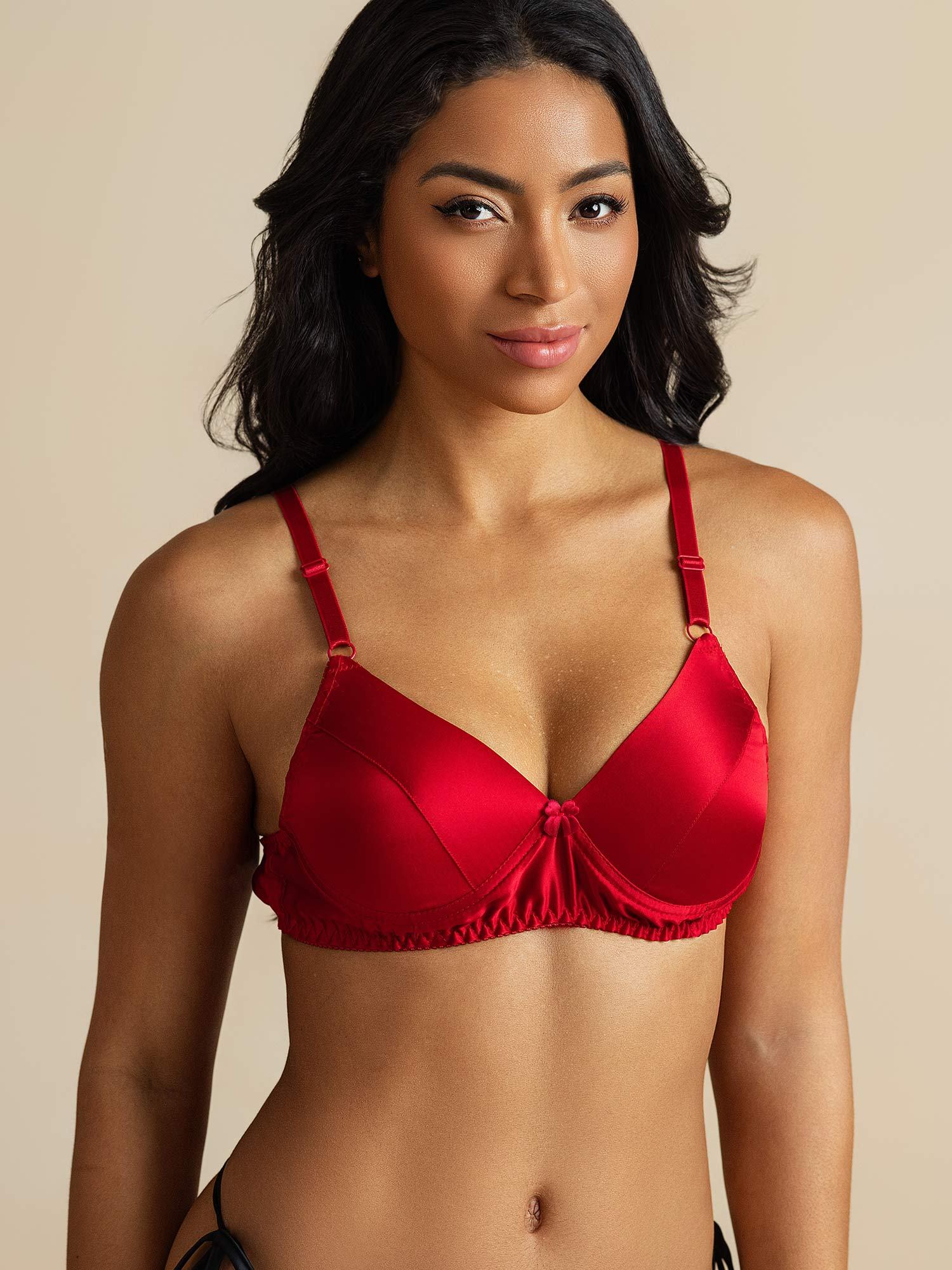 Pure Silk Classic Full Bra with Adjustable Straps - Image 10