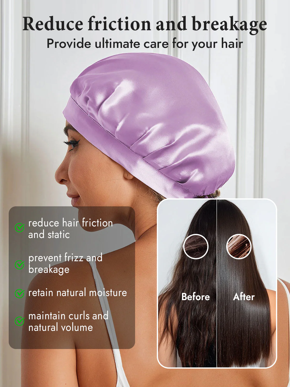 Pure Silk Classic Ribbon Bonnet - Image 22