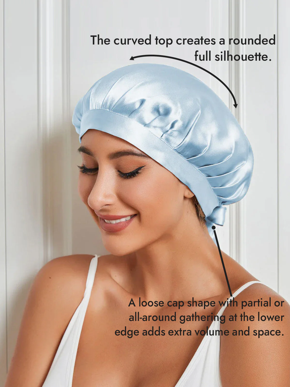 Pure Silk Classic Ribbon Bonnet - Image 27