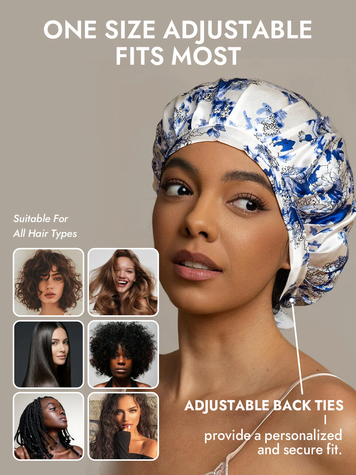 Pure Silk Classic Ribbon Bonnet - Image 6