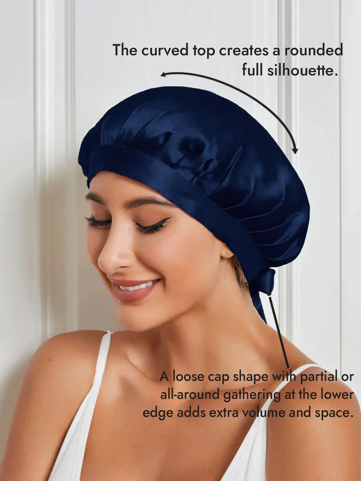 Pure Silk Classic Ribbon Bonnet - Image 69