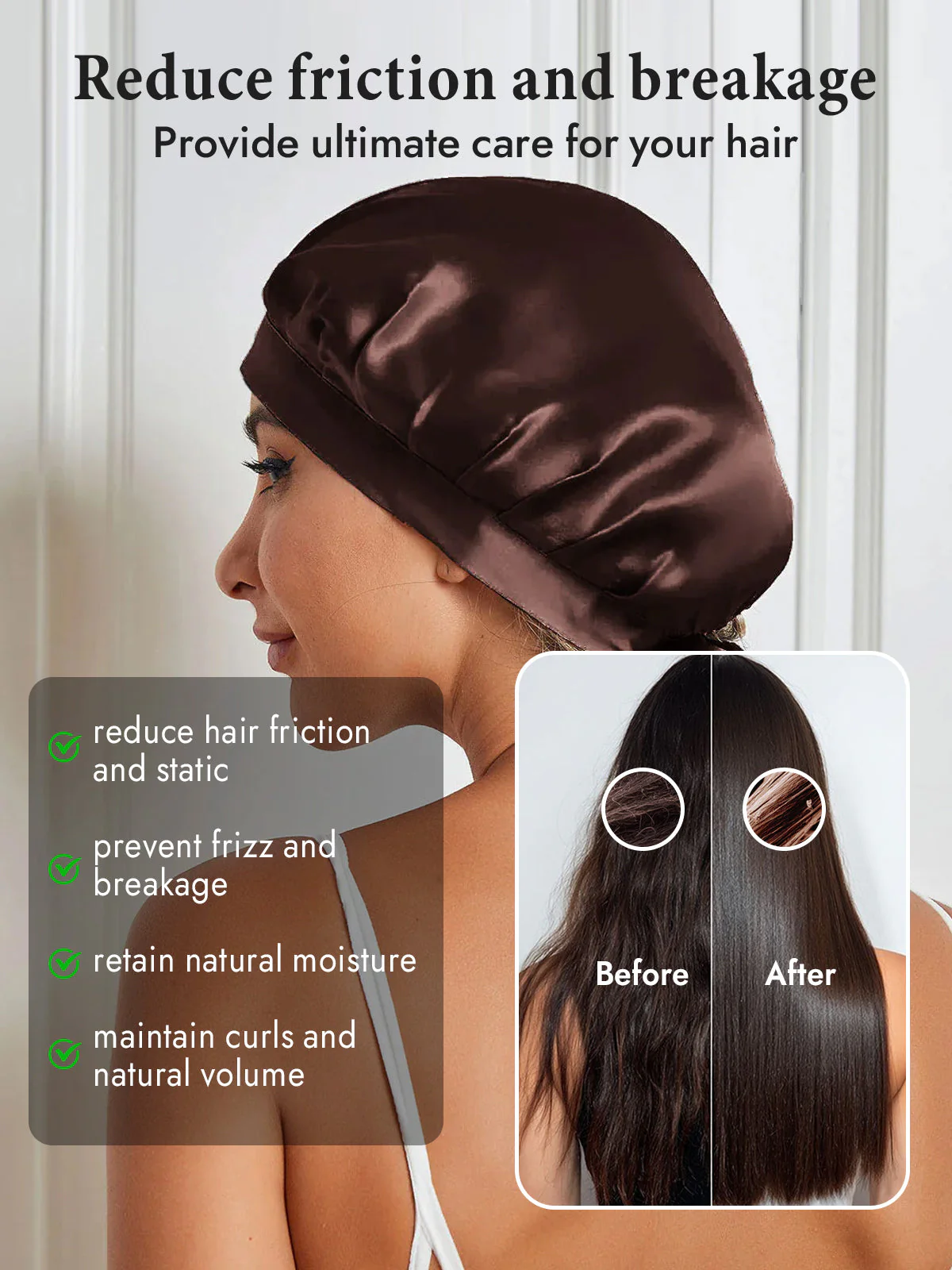 Pure Silk Classic Ribbon Bonnet - Image 76
