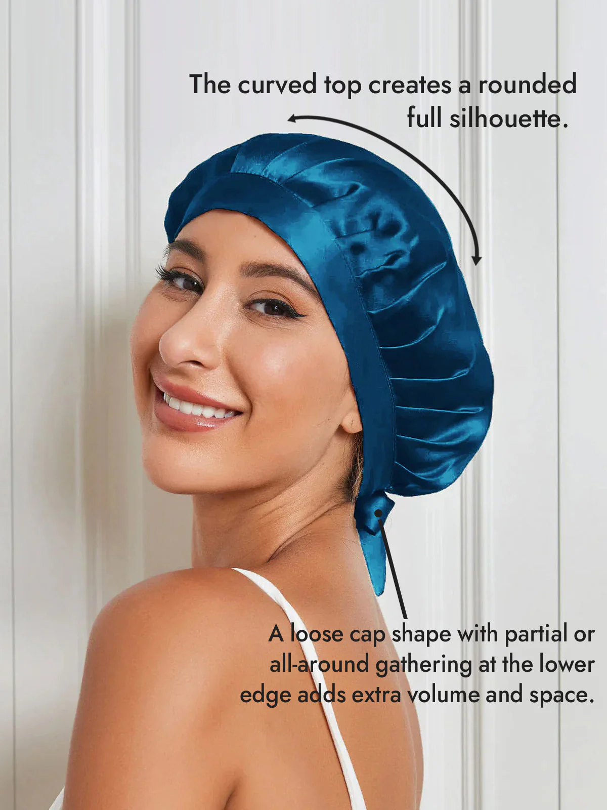 Pure Silk Classic Ribbon Bonnet - Image 81