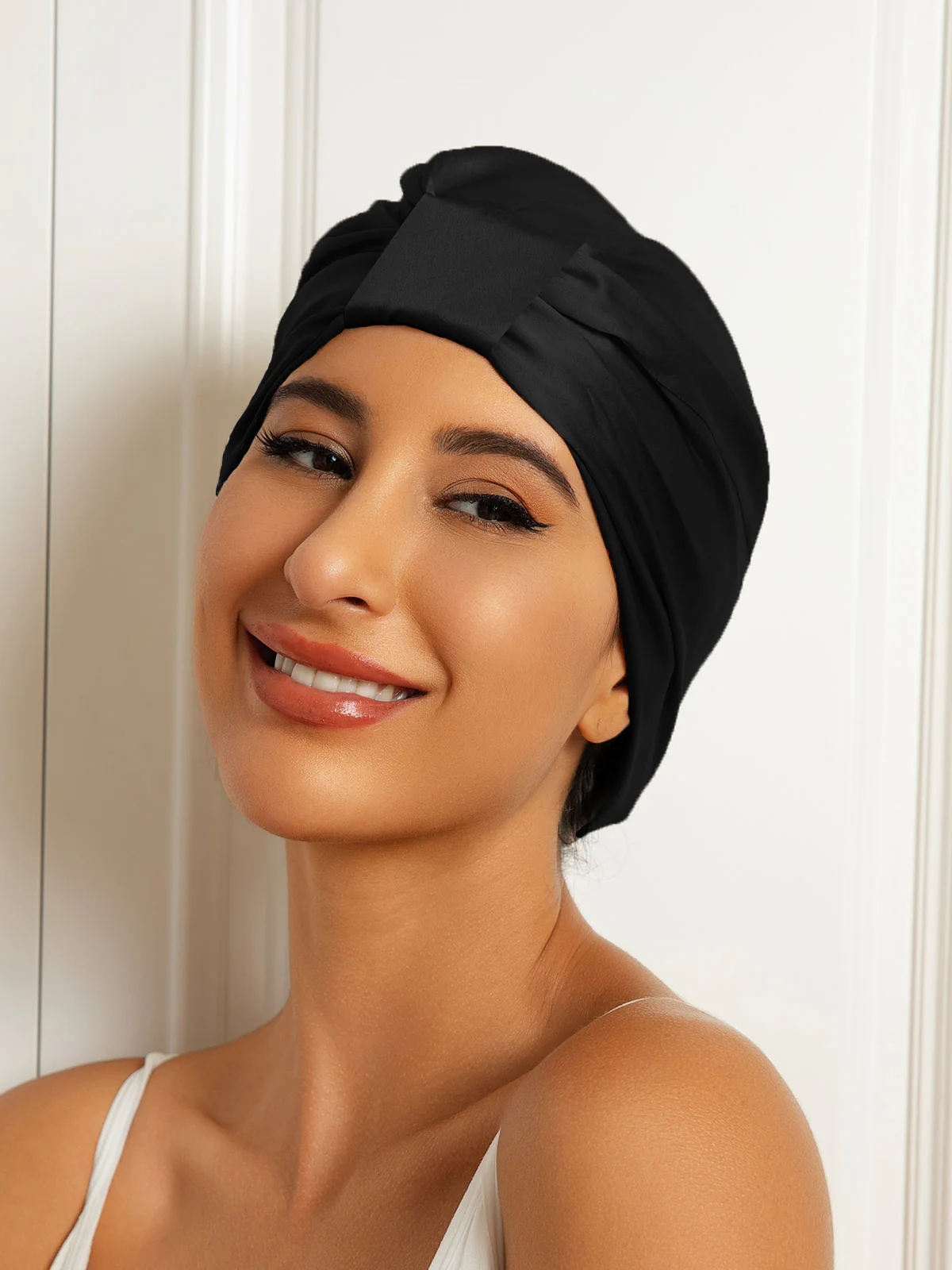 Pure Silk Double Layer Night Turban Bonnet - Image 16