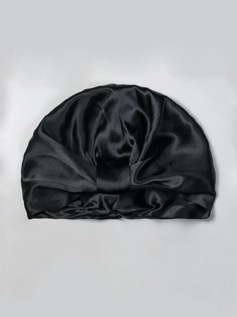 Pure Silk Double Layer Night Turban Bonnet - Image 20