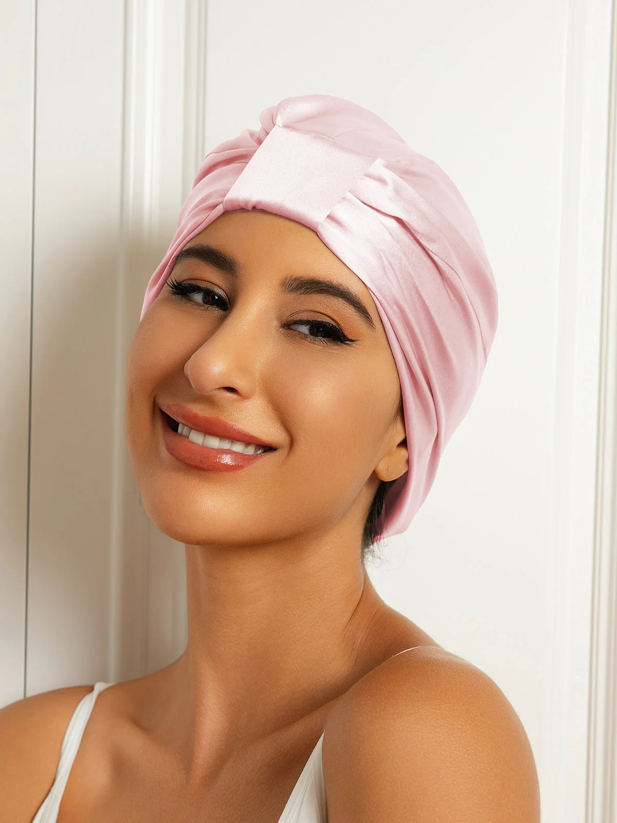 Pure Silk Double Layer Night Turban Bonnet - Image 21