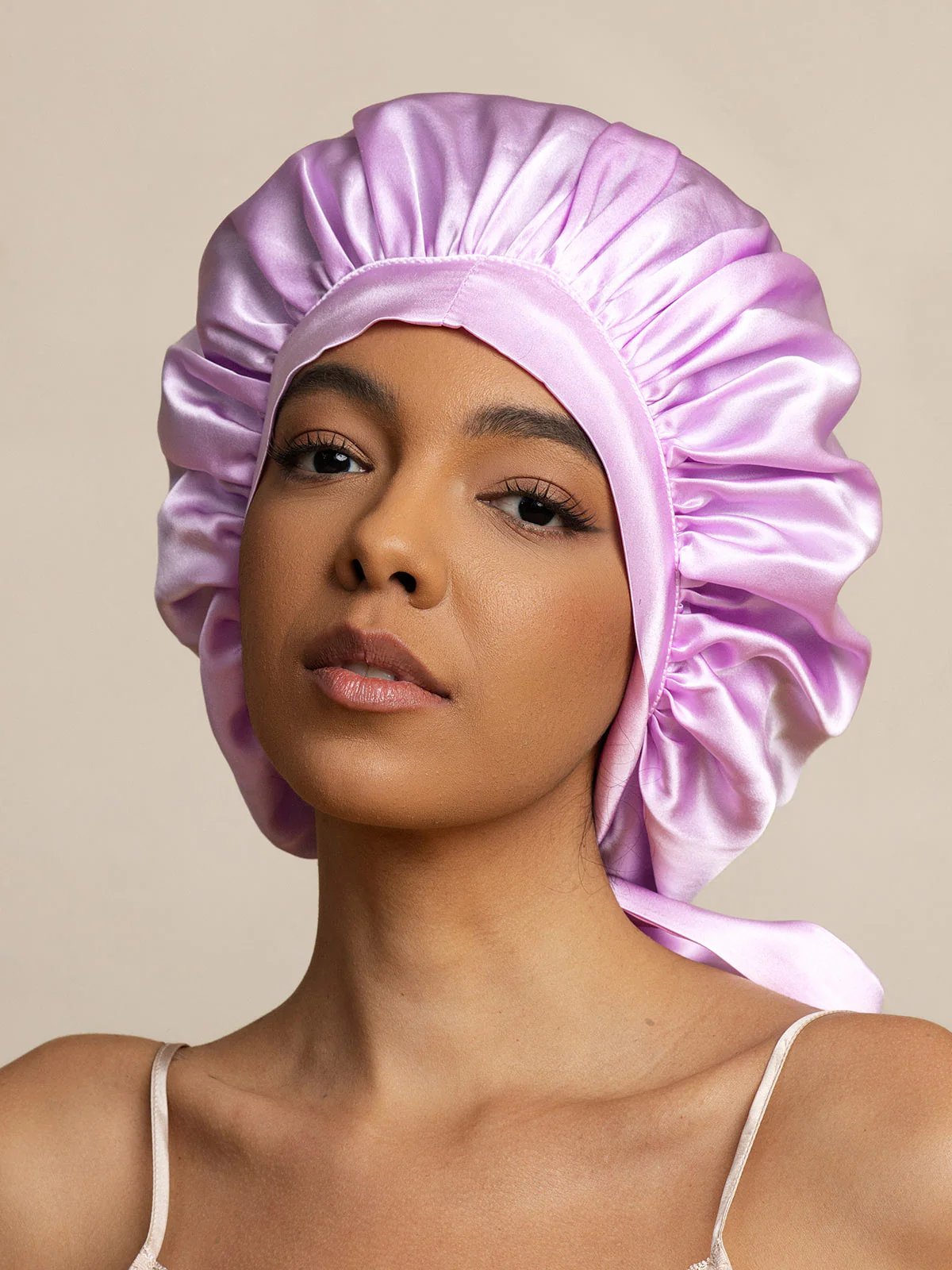 Pure silk Elegant Bonnet with Long Ribbons - Image 25