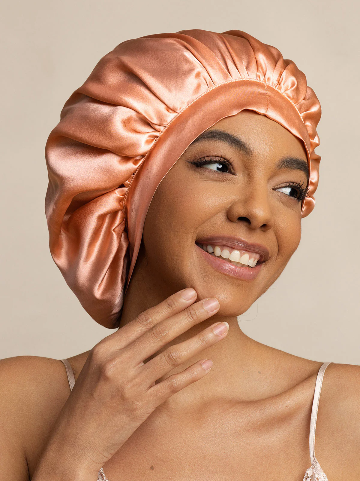Pure silk Elegant Bonnet with Long Ribbons - Image 8