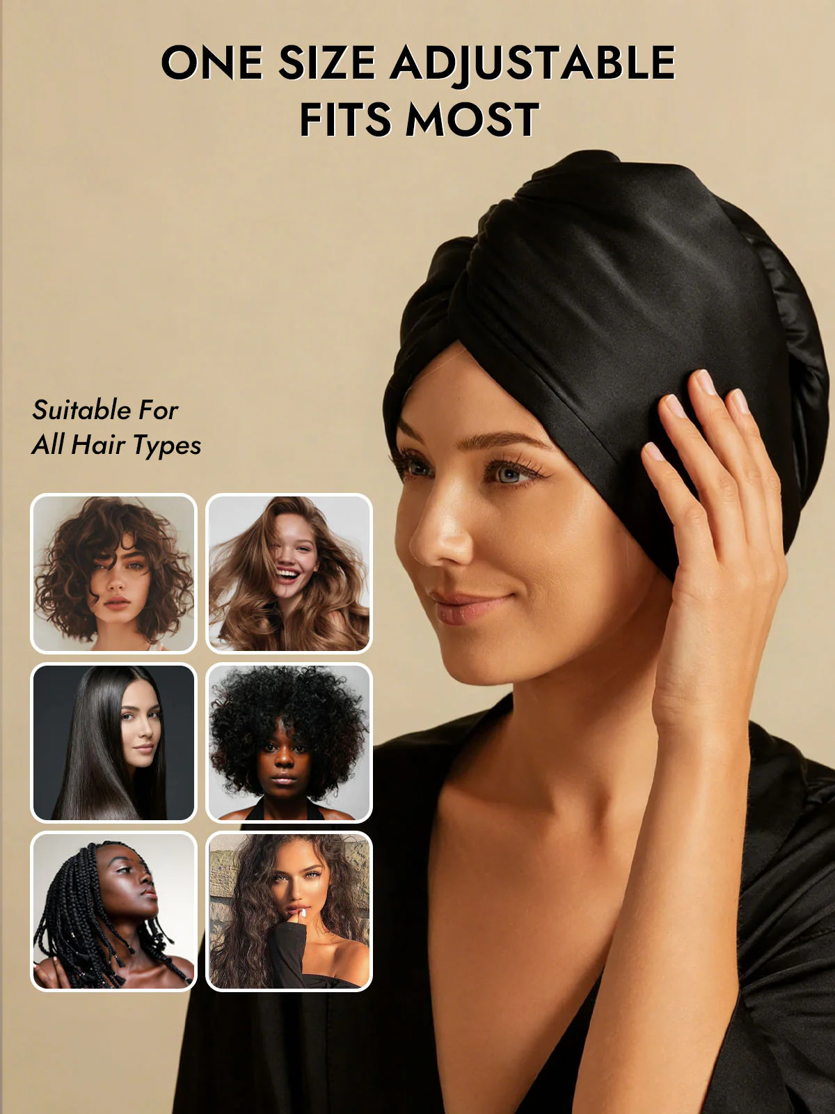 Pure Silk Hair Towel Wrap – Quick Dry, Frizz Free & Gentle on Hair - Image 19