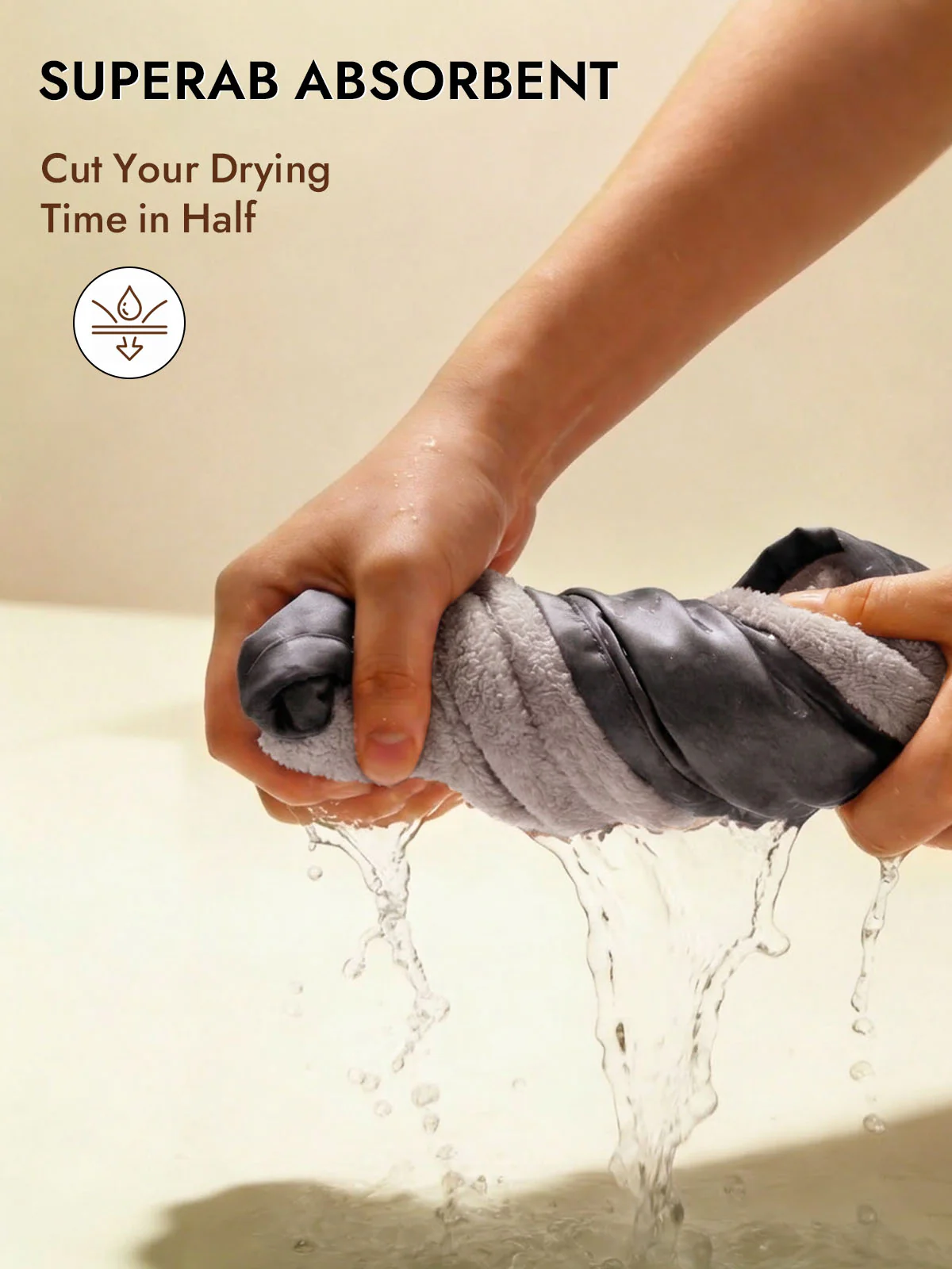 Pure Silk Hair Towel Wrap – Quick Dry, Frizz Free & Gentle on Hair - Image 24
