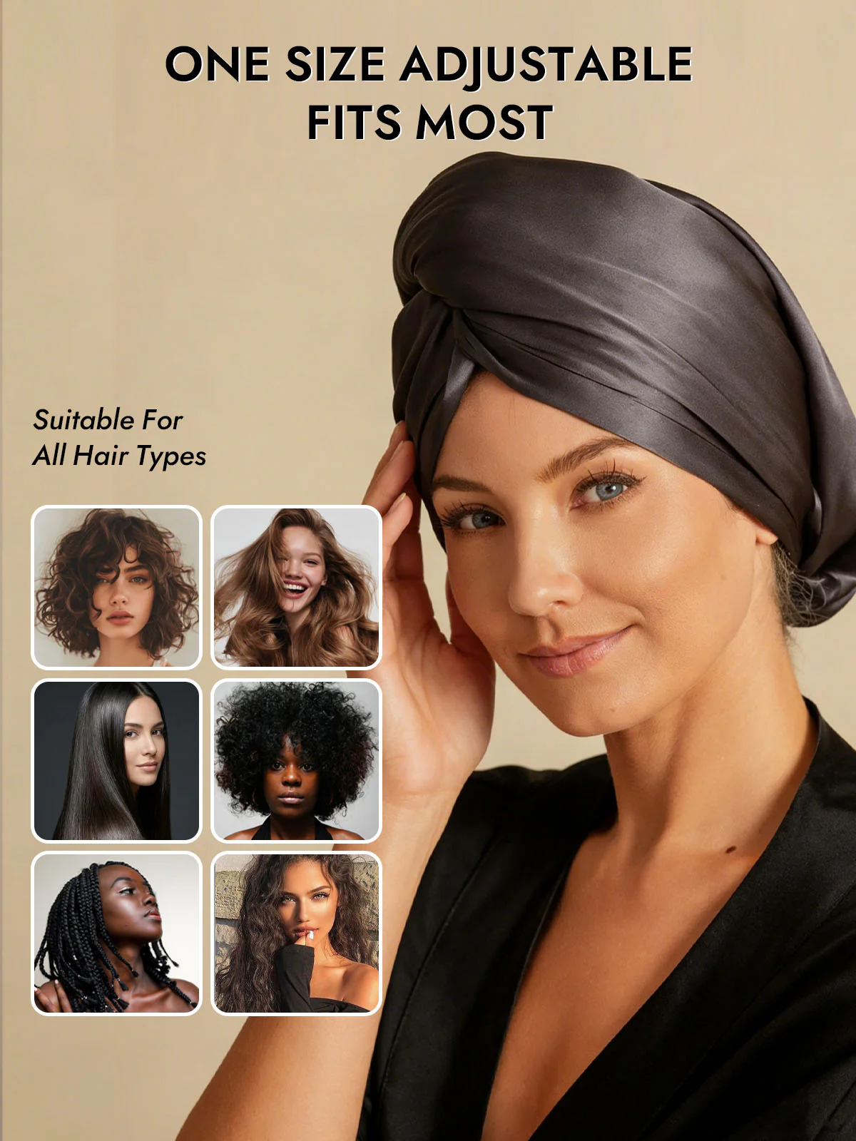 Pure Silk Hair Towel Wrap – Quick Dry, Frizz Free & Gentle on Hair - Image 26