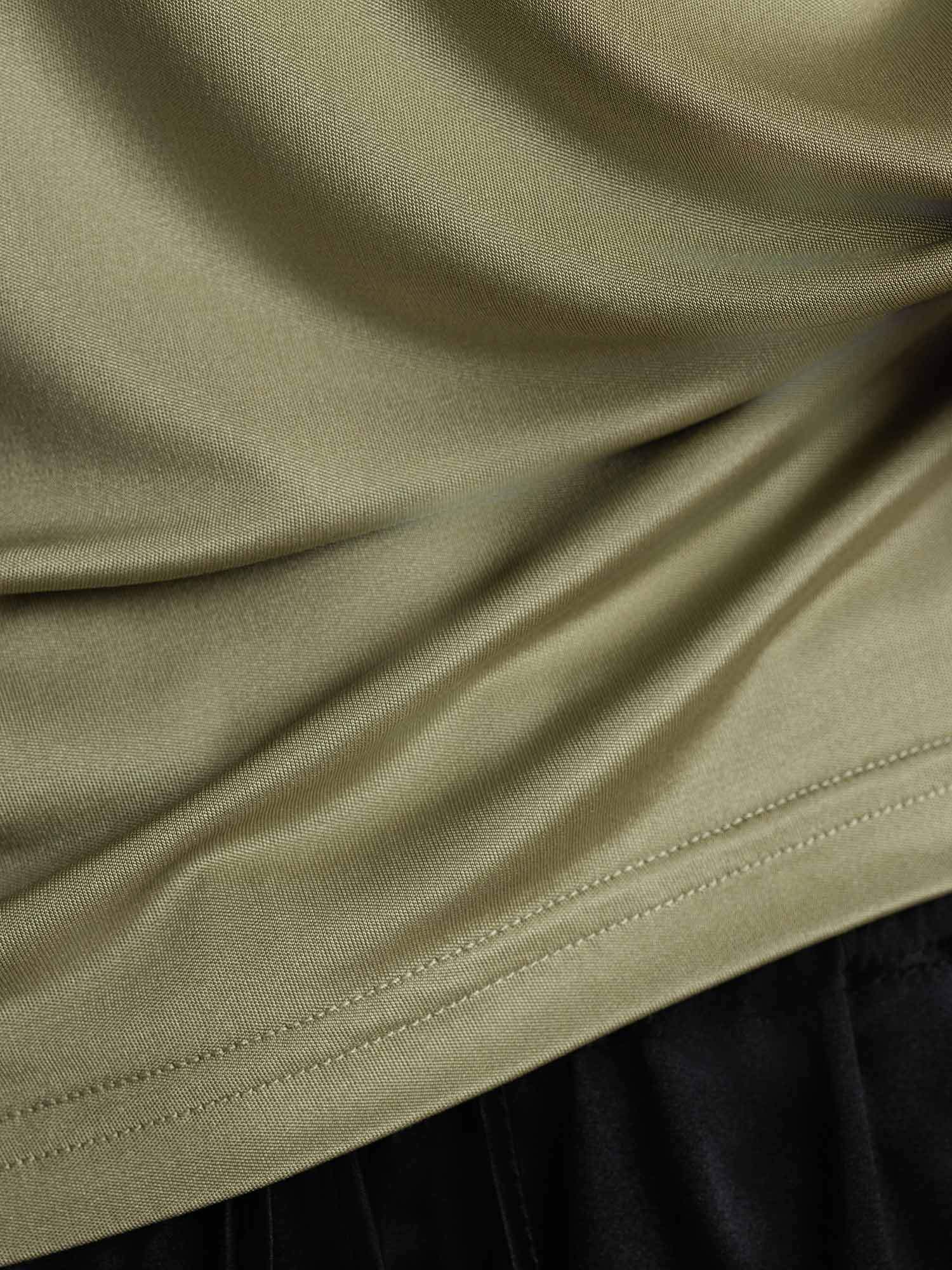 Pure Silk Short Sleeve Mock Women's T-Shirt - Image 37