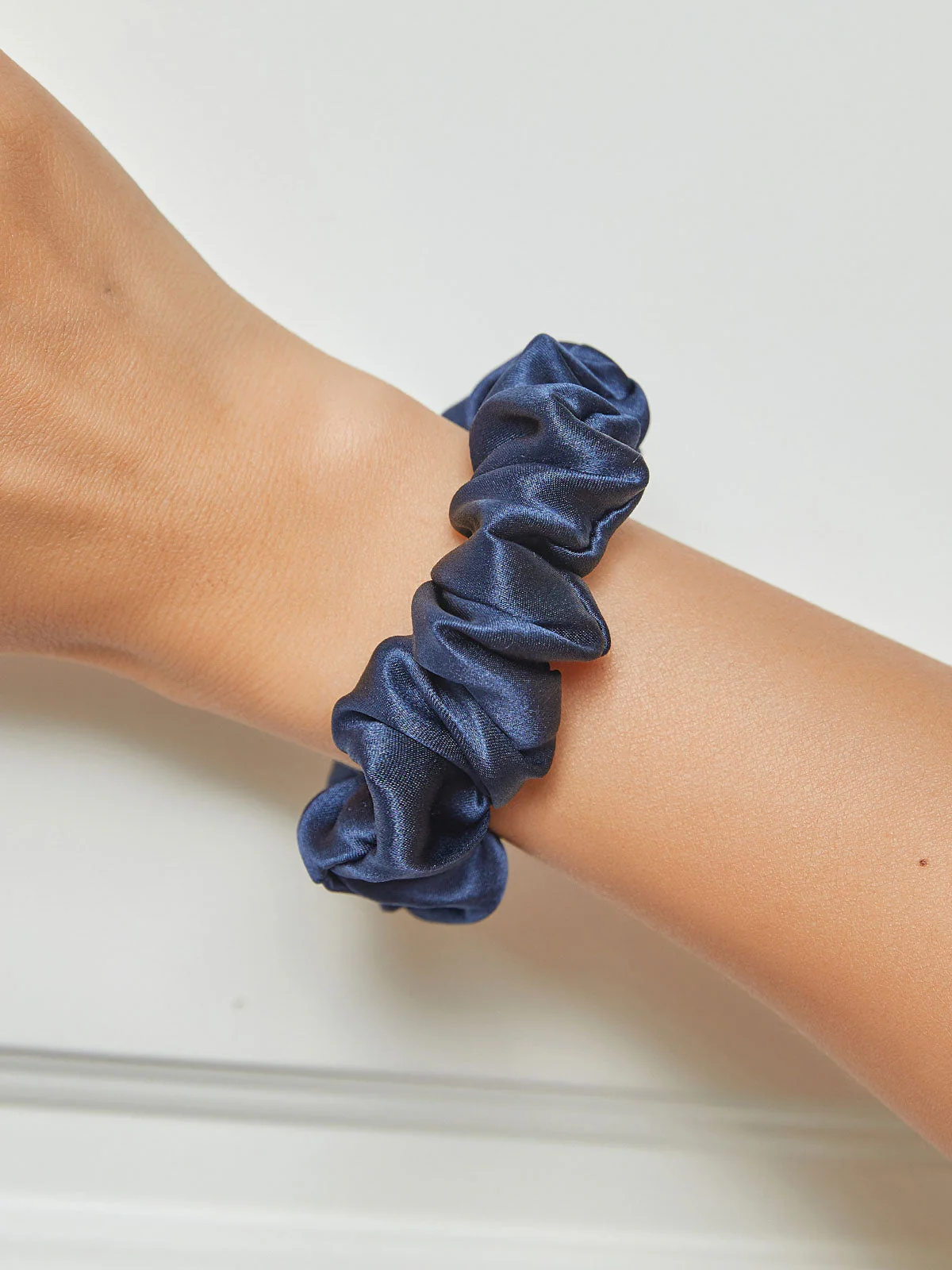 Pure Silk Soft Classic Hair Scrunchie - 2cm - Image 24