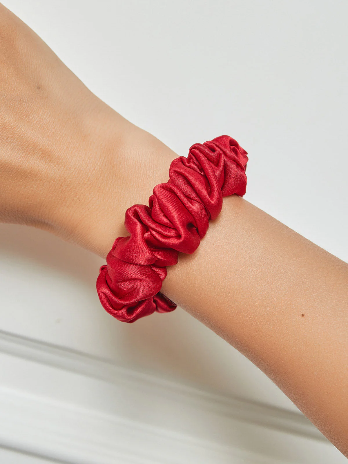 Pure Silk Soft Classic Hair Scrunchie - 2cm - Image 42