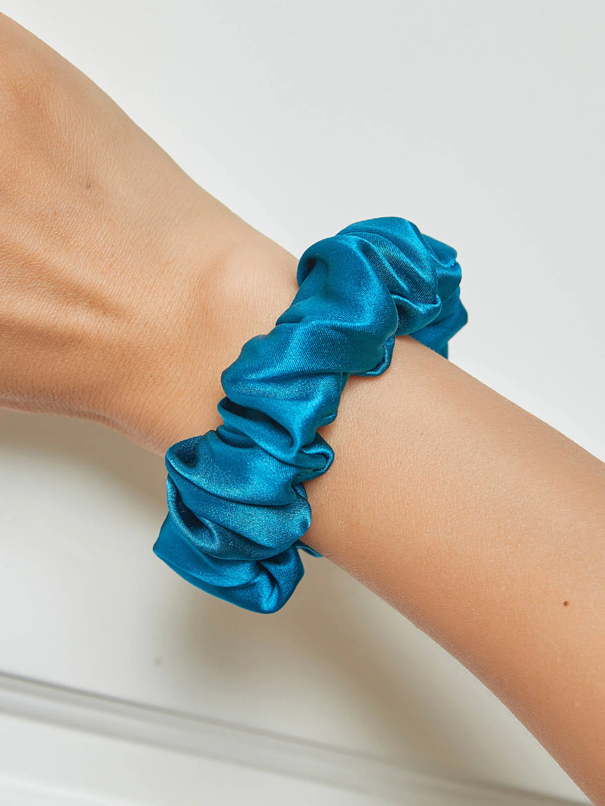 Pure Silk Soft Classic Hair Scrunchie - 2cm - Image 45