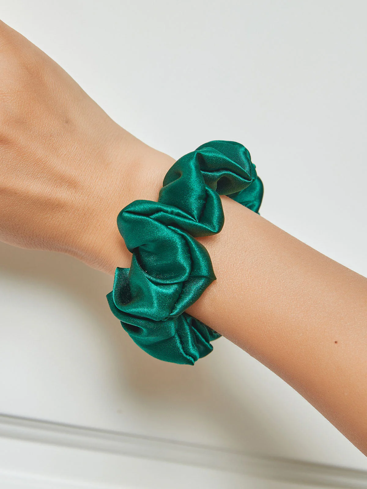 Pure Silk Soft Classic Hair Scrunchie - 2cm - Image 48