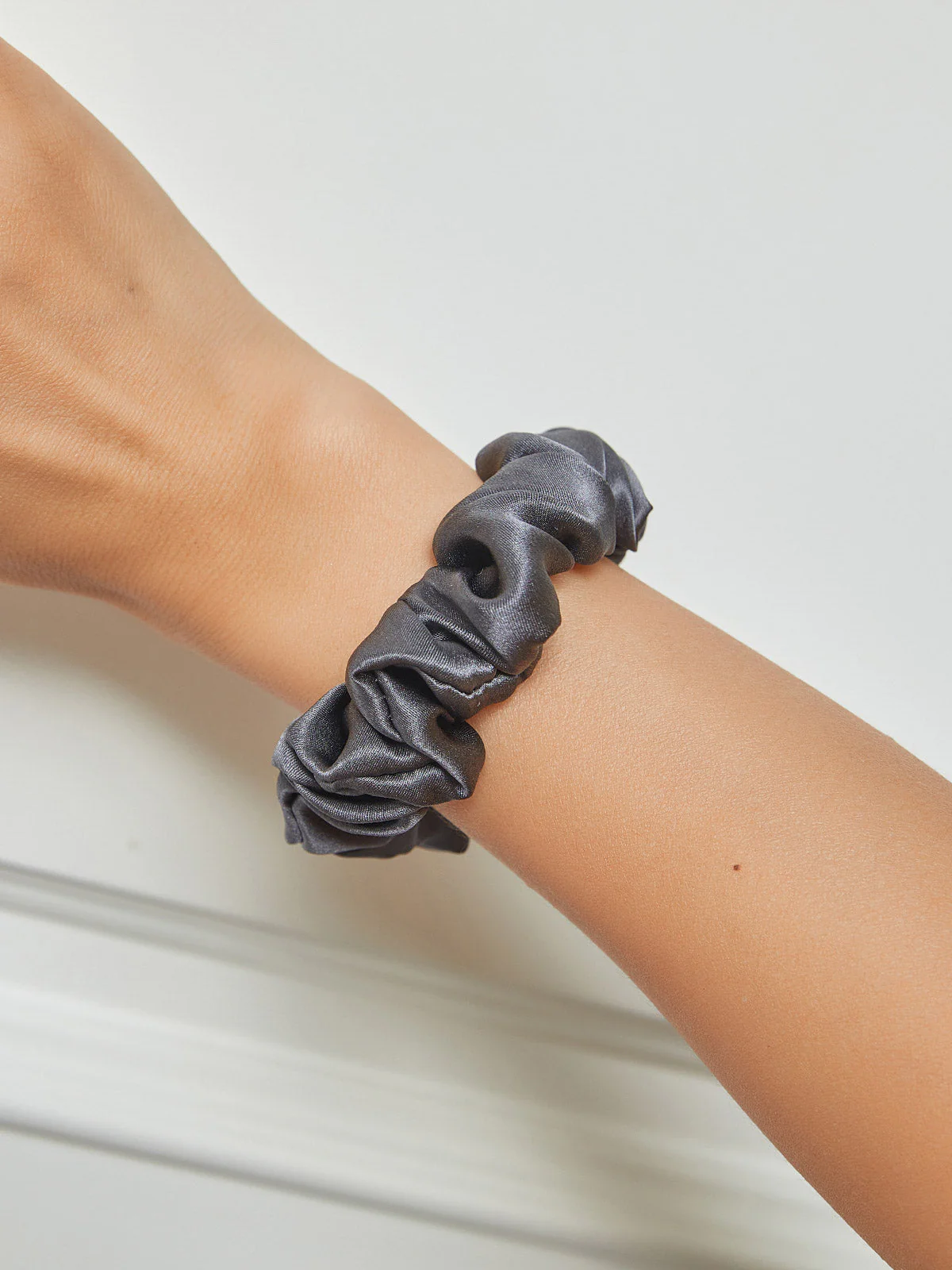 Pure Silk Soft Classic Hair Scrunchie - 2cm - Image 52