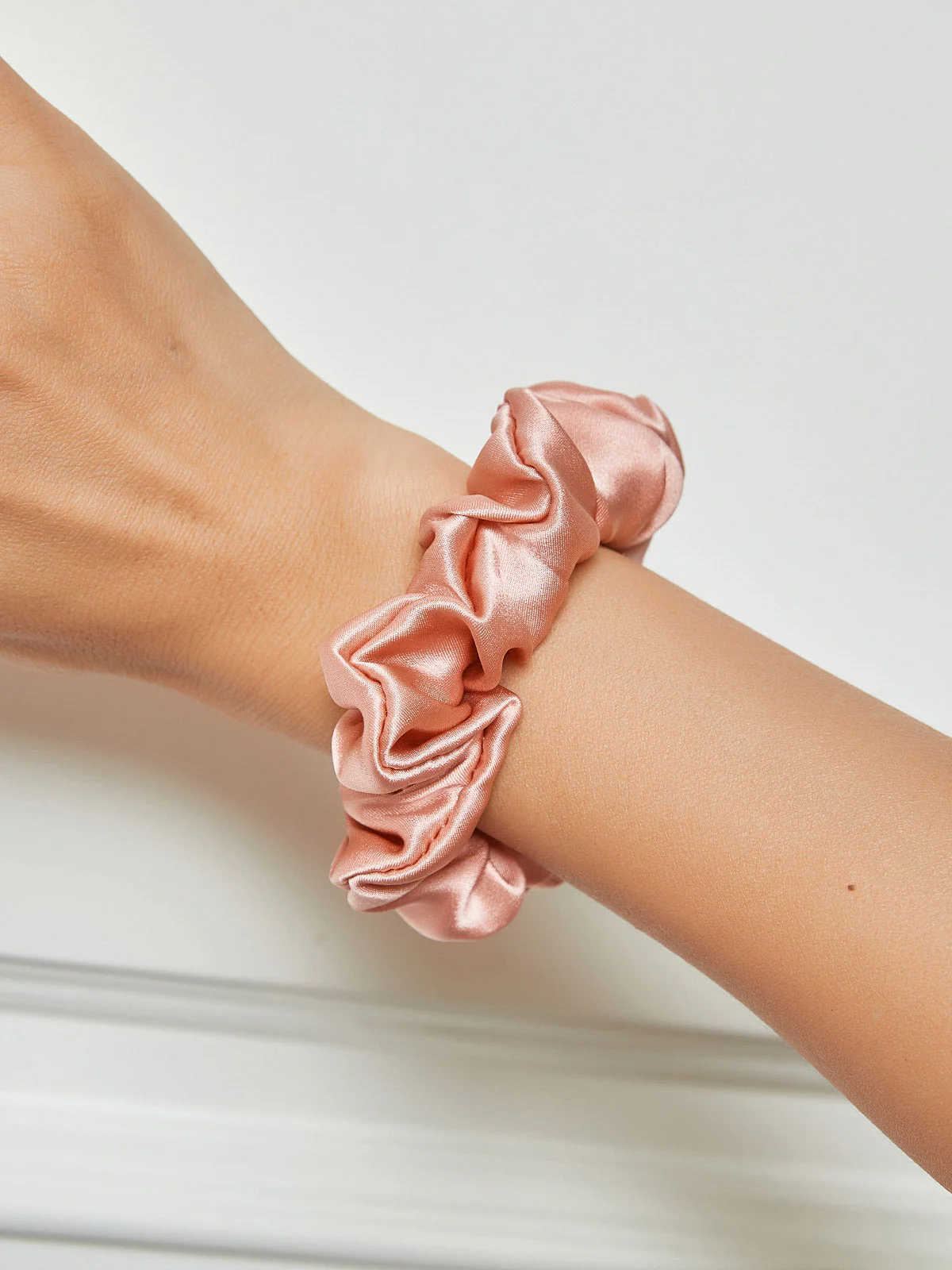 Pure Silk Soft Classic Hair Scrunchie - 2cm - Image 55