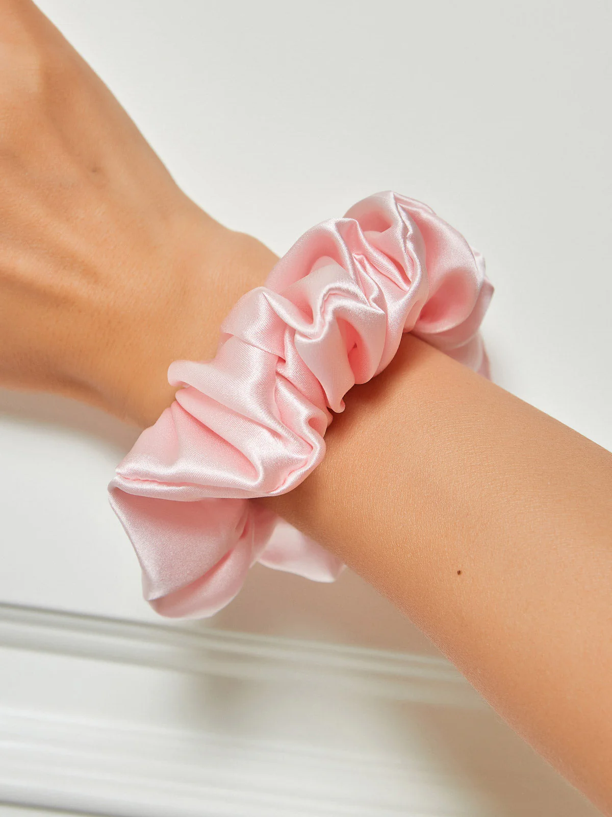 Pure Silk Soft Large Hair Scrunchie - 3.5cm - Image 41