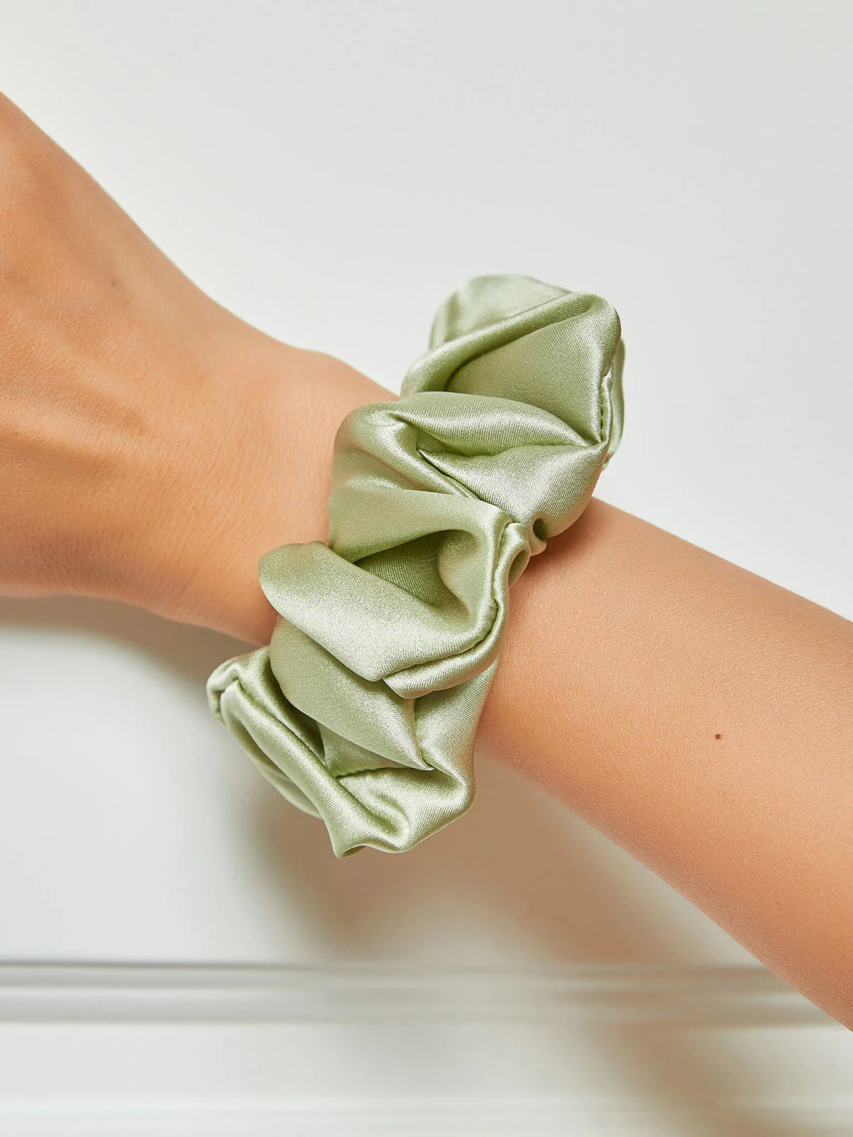 Pure Silk Soft Large Hair Scrunchie - 3.5cm - Image 47
