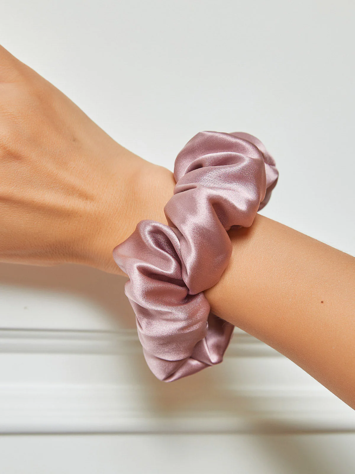 Pure Silk Soft Large Hair Scrunchie - 3.5cm - Image 50
