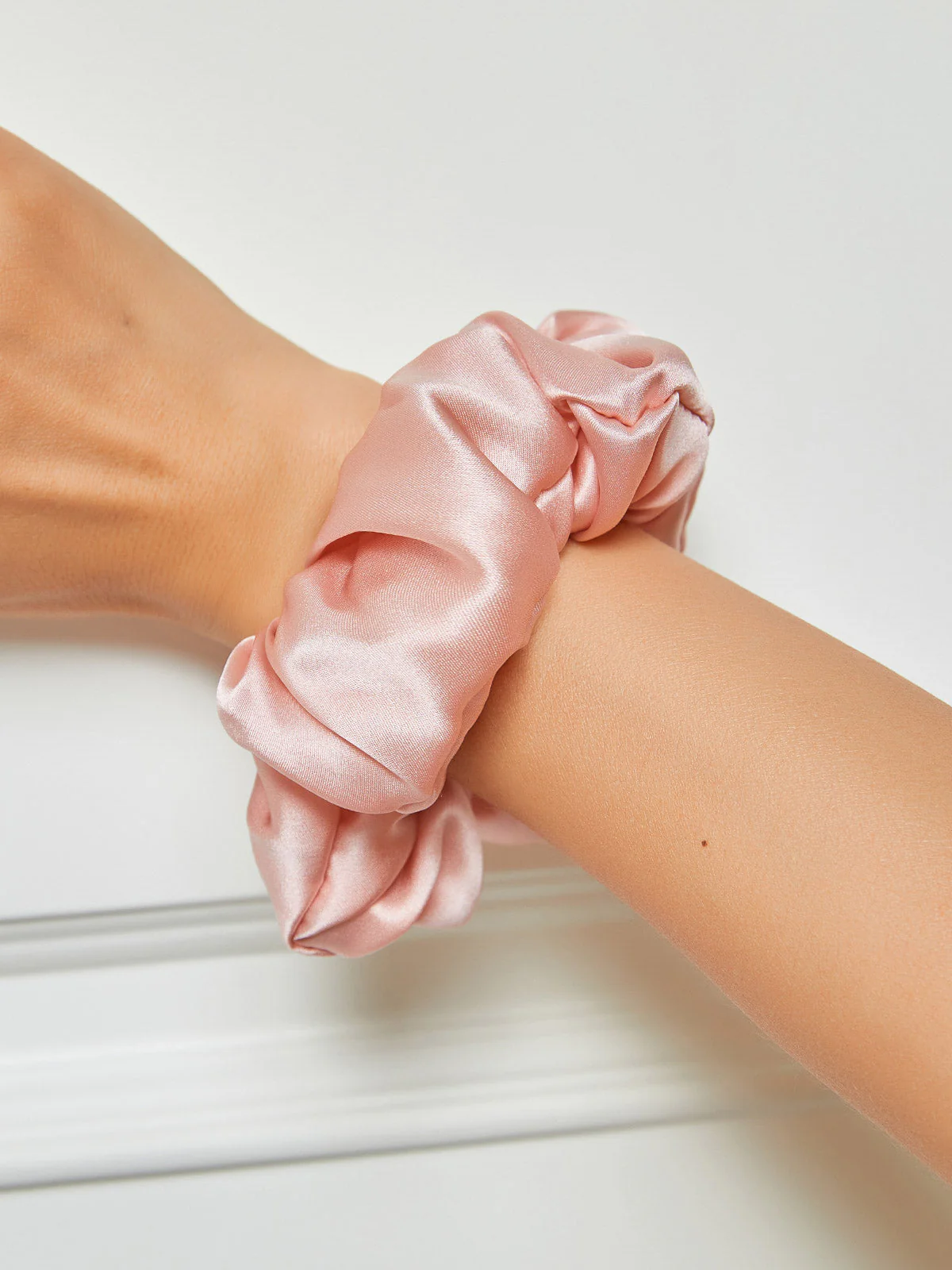 Pure Silk Soft Large Hair Scrunchie - 3.5cm - Image 53