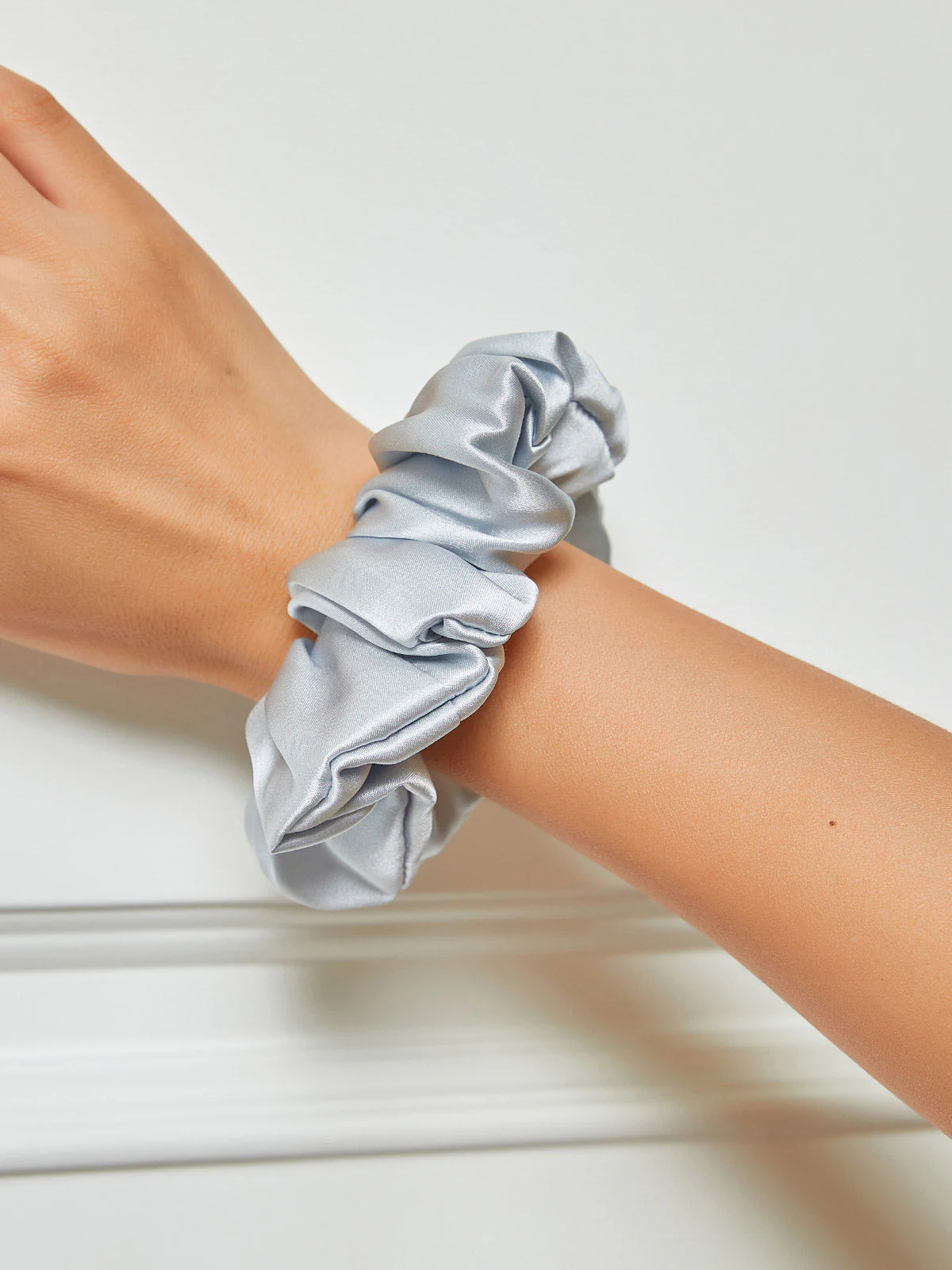 Pure Silk Soft Large Hair Scrunchie - 3.5cm - Image 59