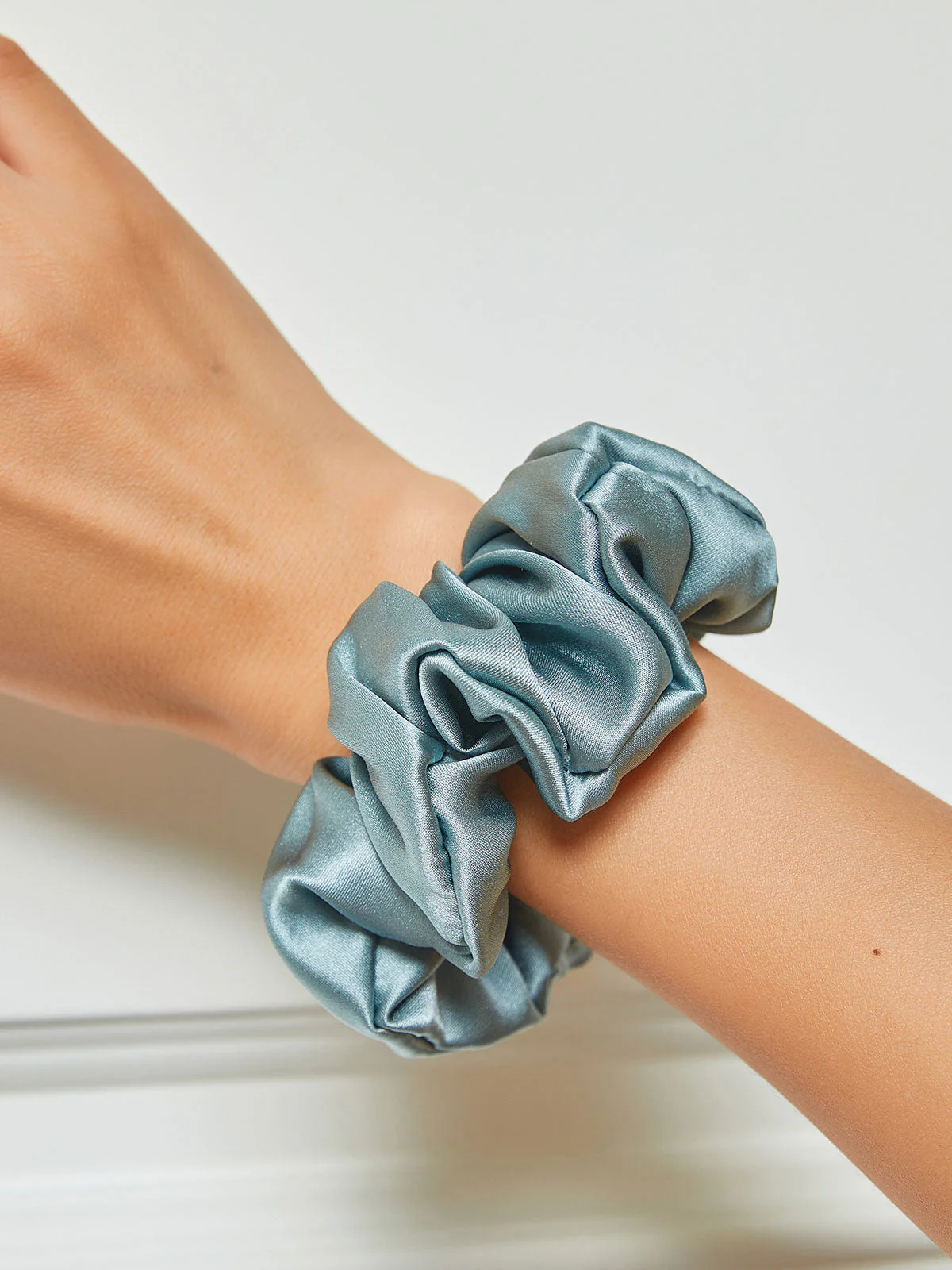 Pure Silk Soft Large Hair Scrunchie - 3.5cm - Image 63
