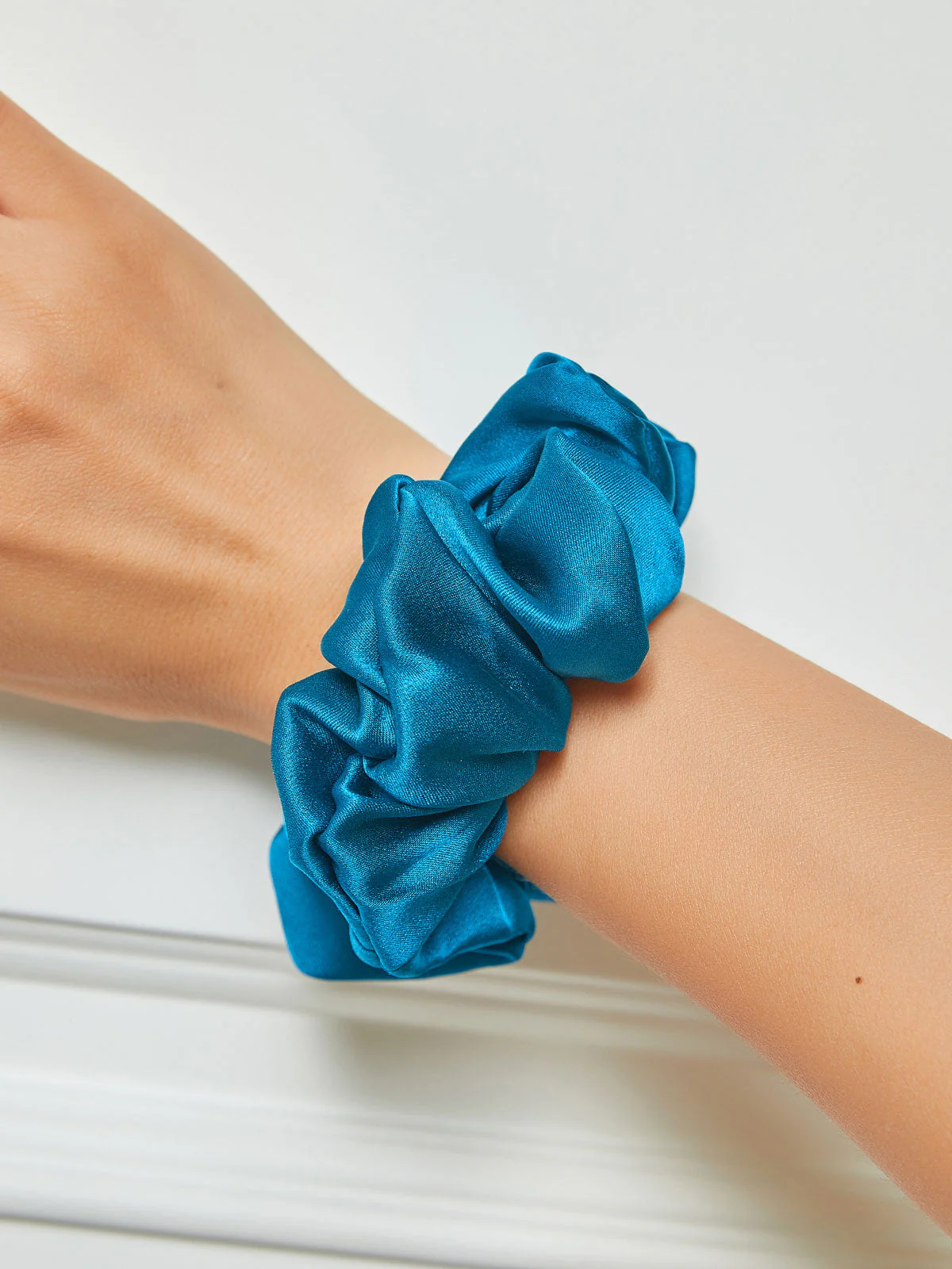 Pure Silk Soft Large Hair Scrunchie - 3.5cm - Image 66