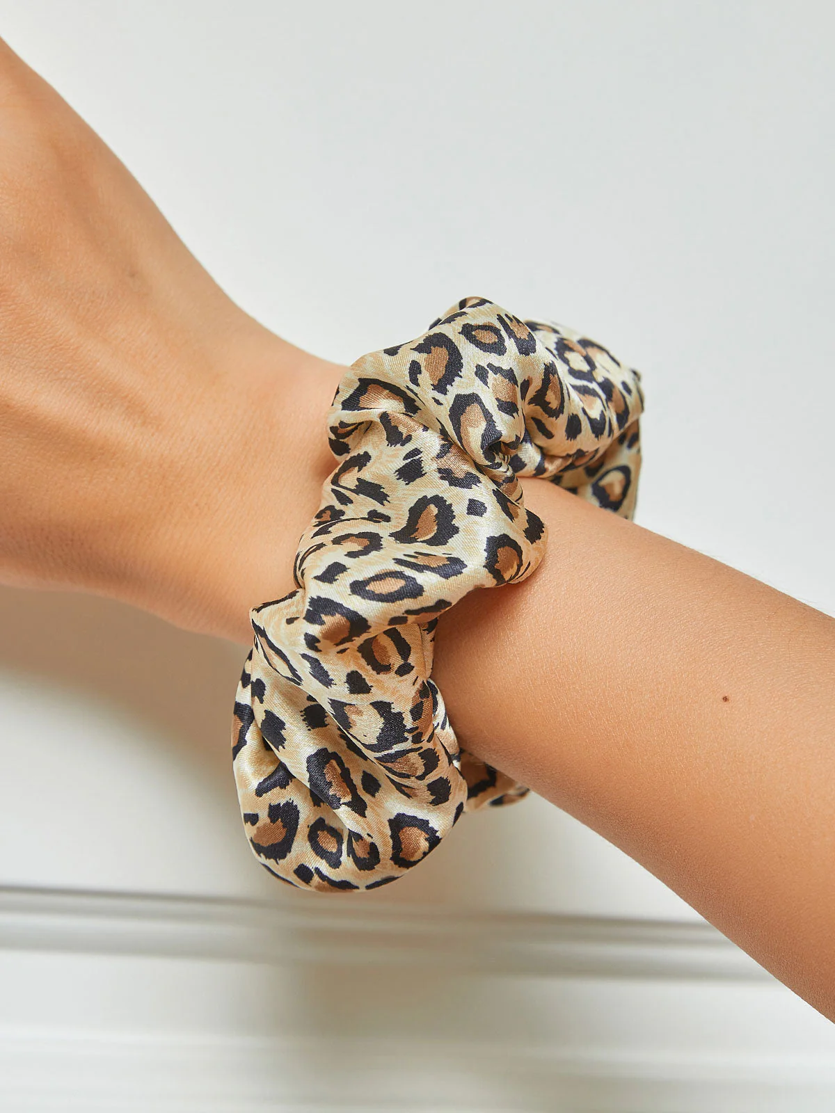 Pure Silk Soft Large Hair Scrunchie - 3.5cm - Image 75