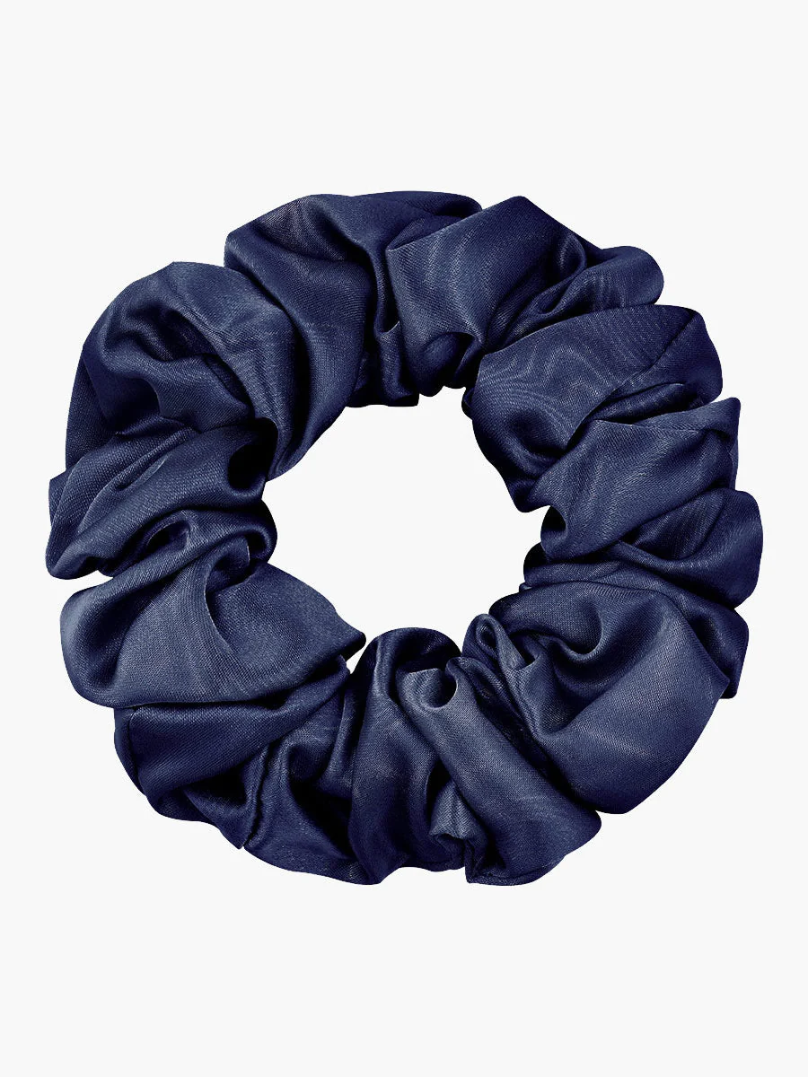Pure Silk Soft Large Hair Scrunchie - 3.5cm - Image 8