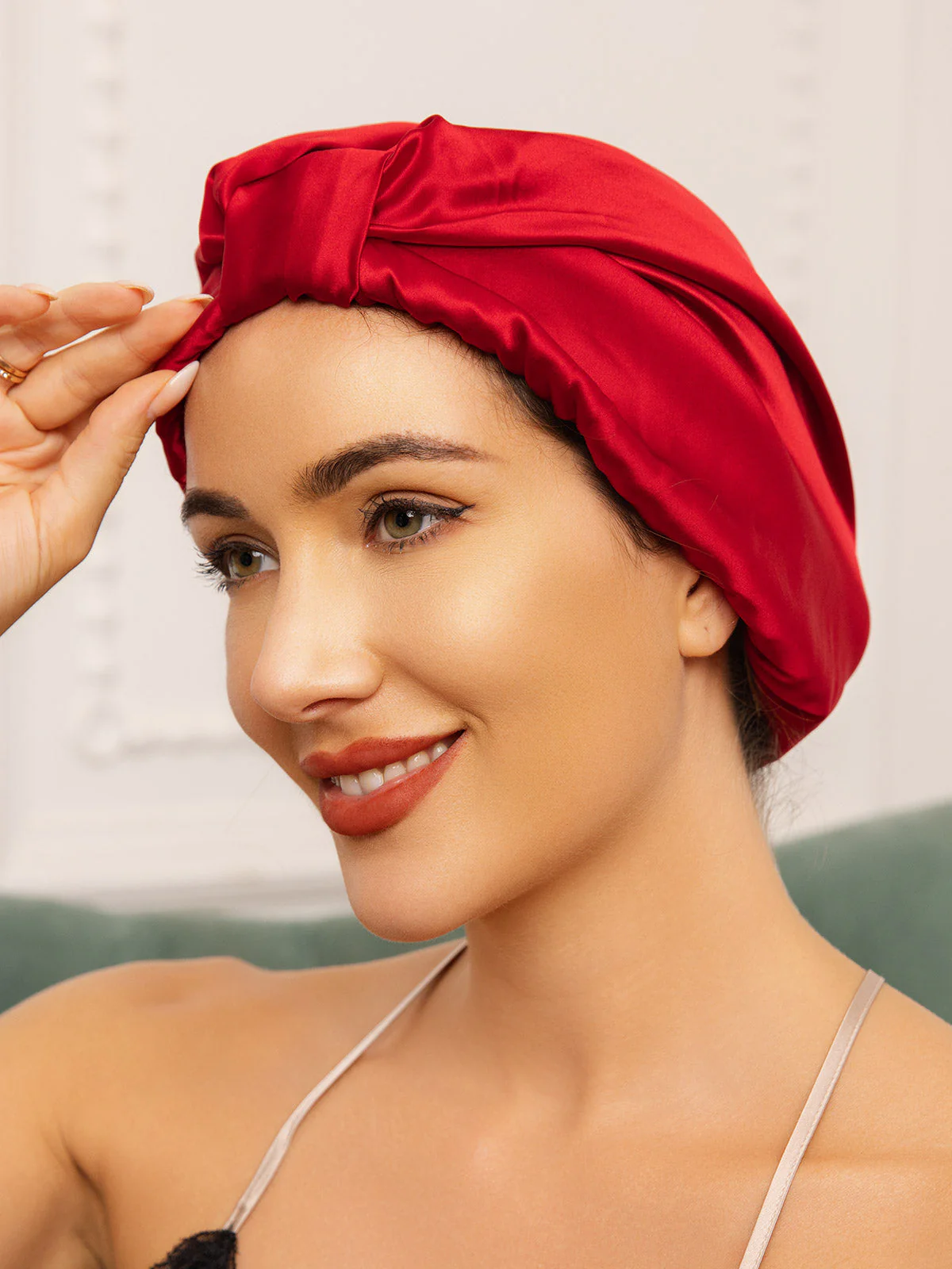 Pure Silk Night Turban Bonnet - Image 14