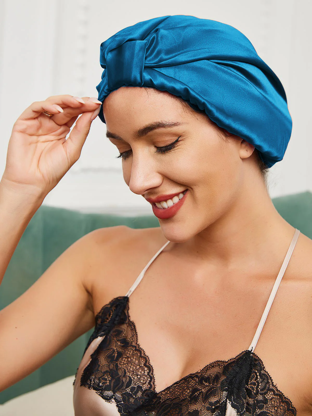 Pure Silk Night Turban Bonnet - Image 23