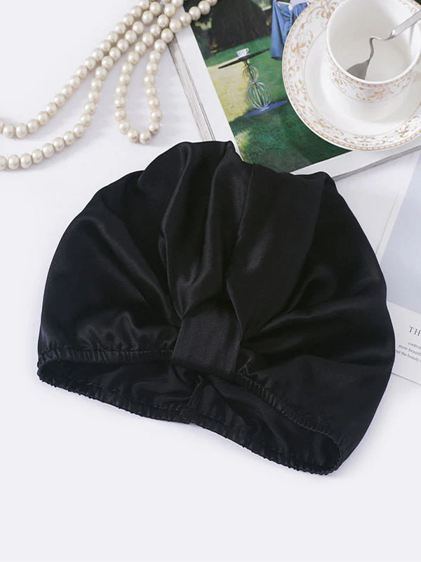 Pure Silk Night Turban Bonnet - Image 6