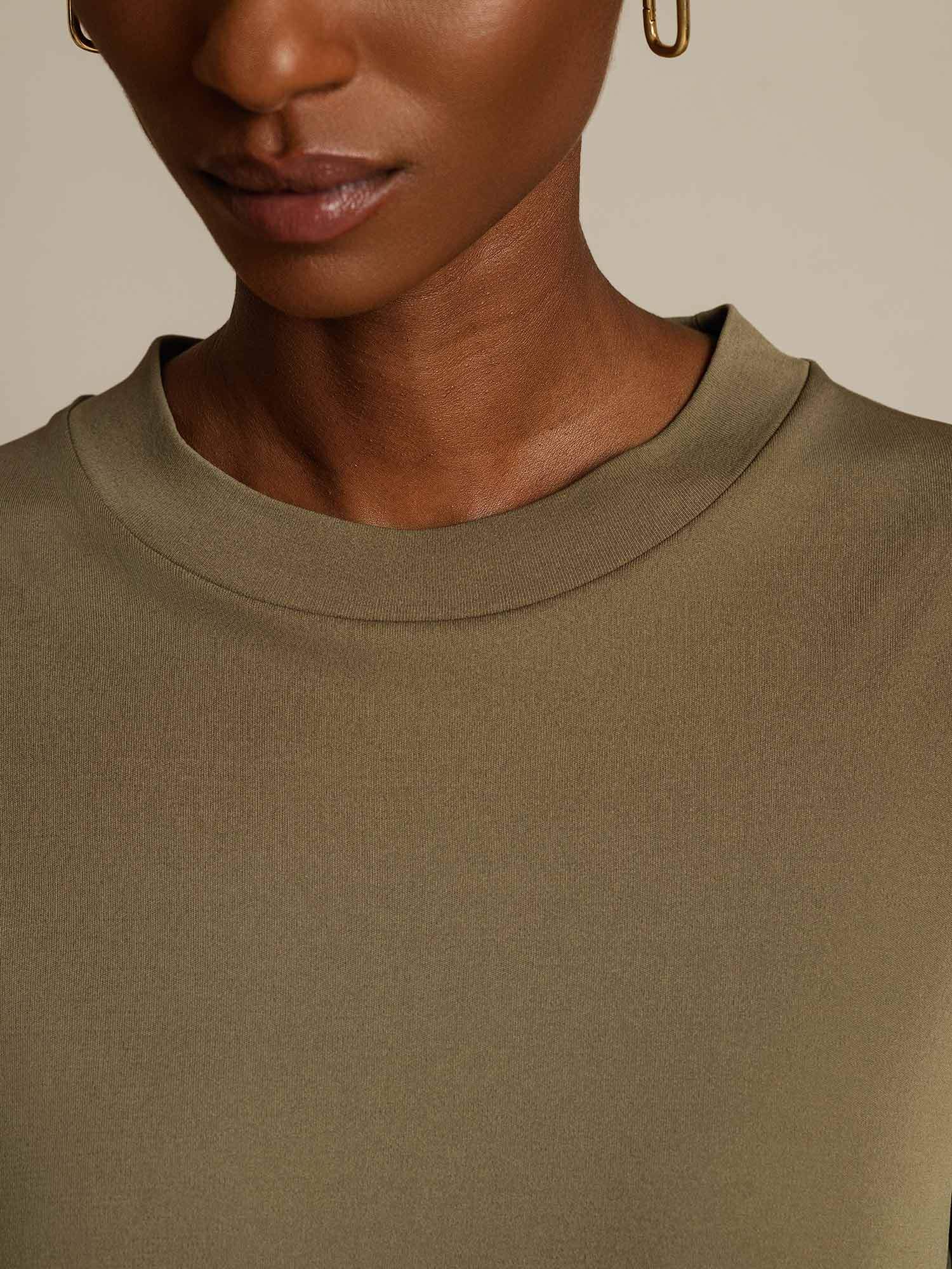 Women's Pure Silk Half Sleeve Round Neck T-Shirt - Image 38