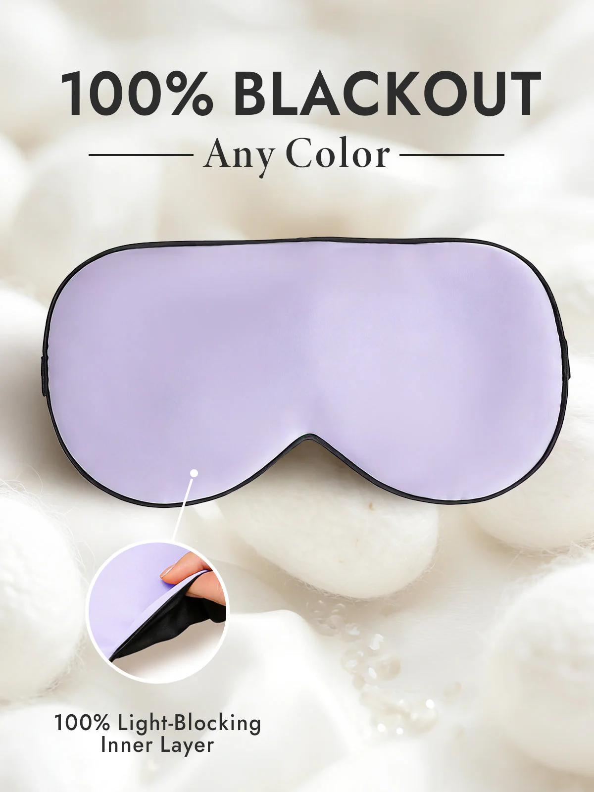 Pure Silk Elastic Band Sleep Eye Mask - Image 19