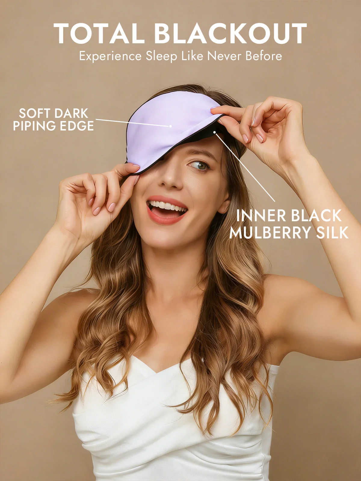 Pure Silk Elastic Band Sleep Eye Mask - Image 20