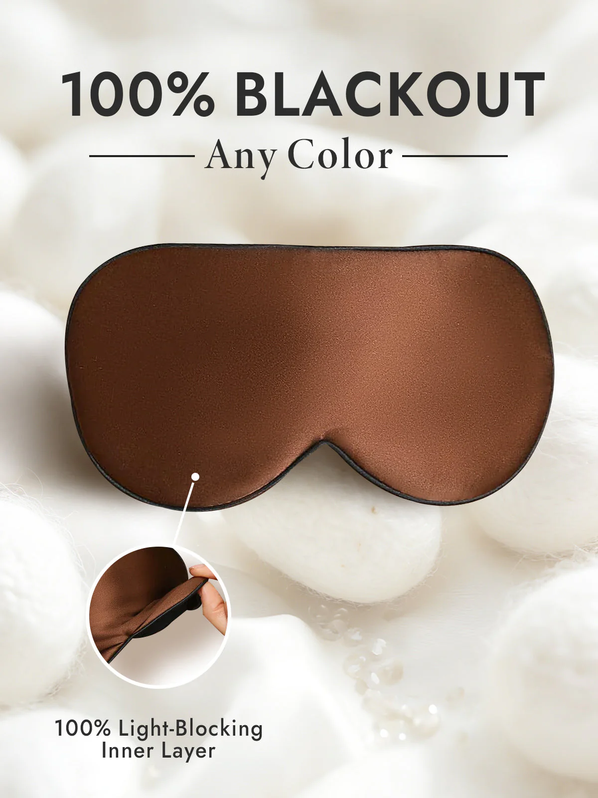 Pure Silk Elastic Band Sleep Eye Mask - Image 31
