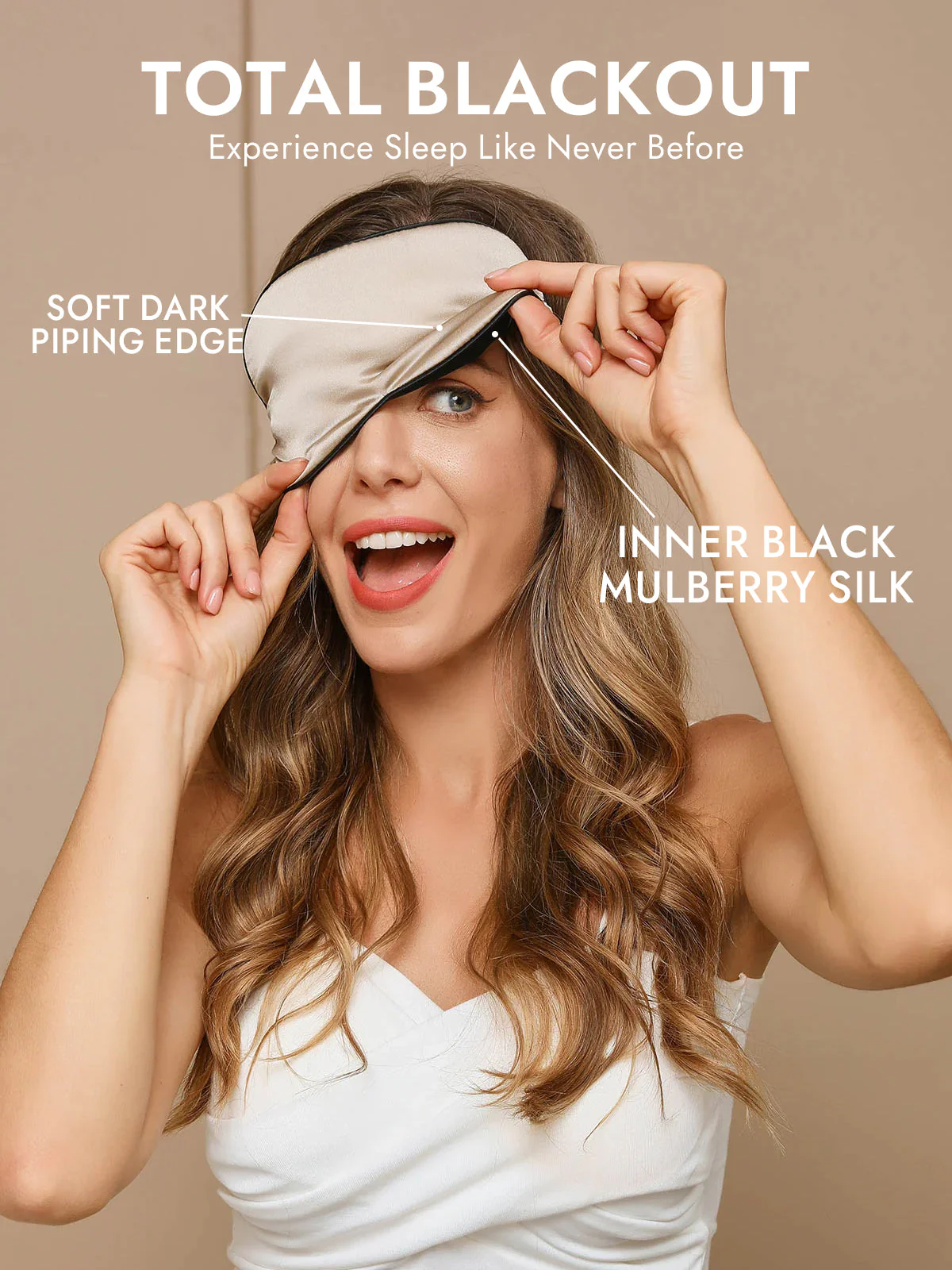 Pure Silk Elastic Band Sleep Eye Mask - Image 38