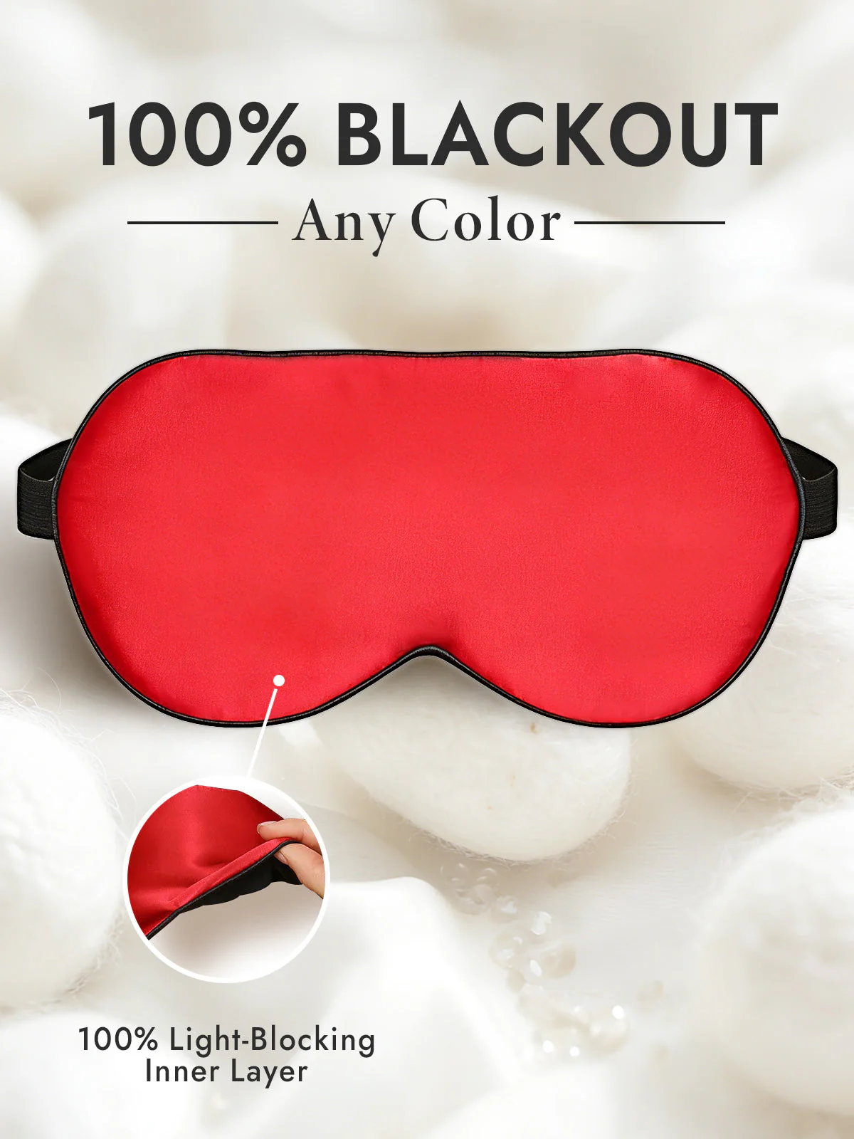 Pure Silk Elastic Band Sleep Eye Mask - Image 43
