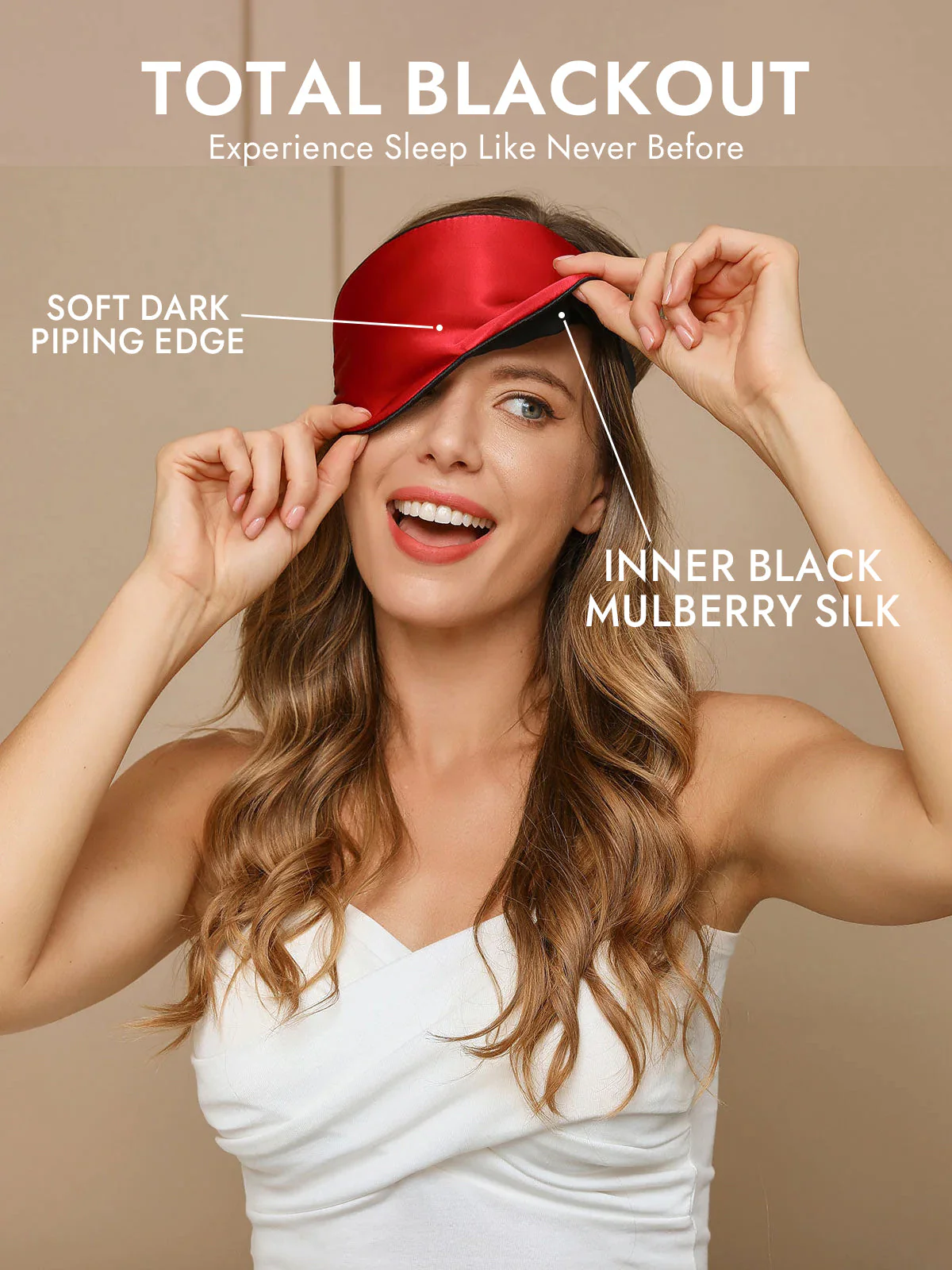 Pure Silk Elastic Band Sleep Eye Mask - Image 44