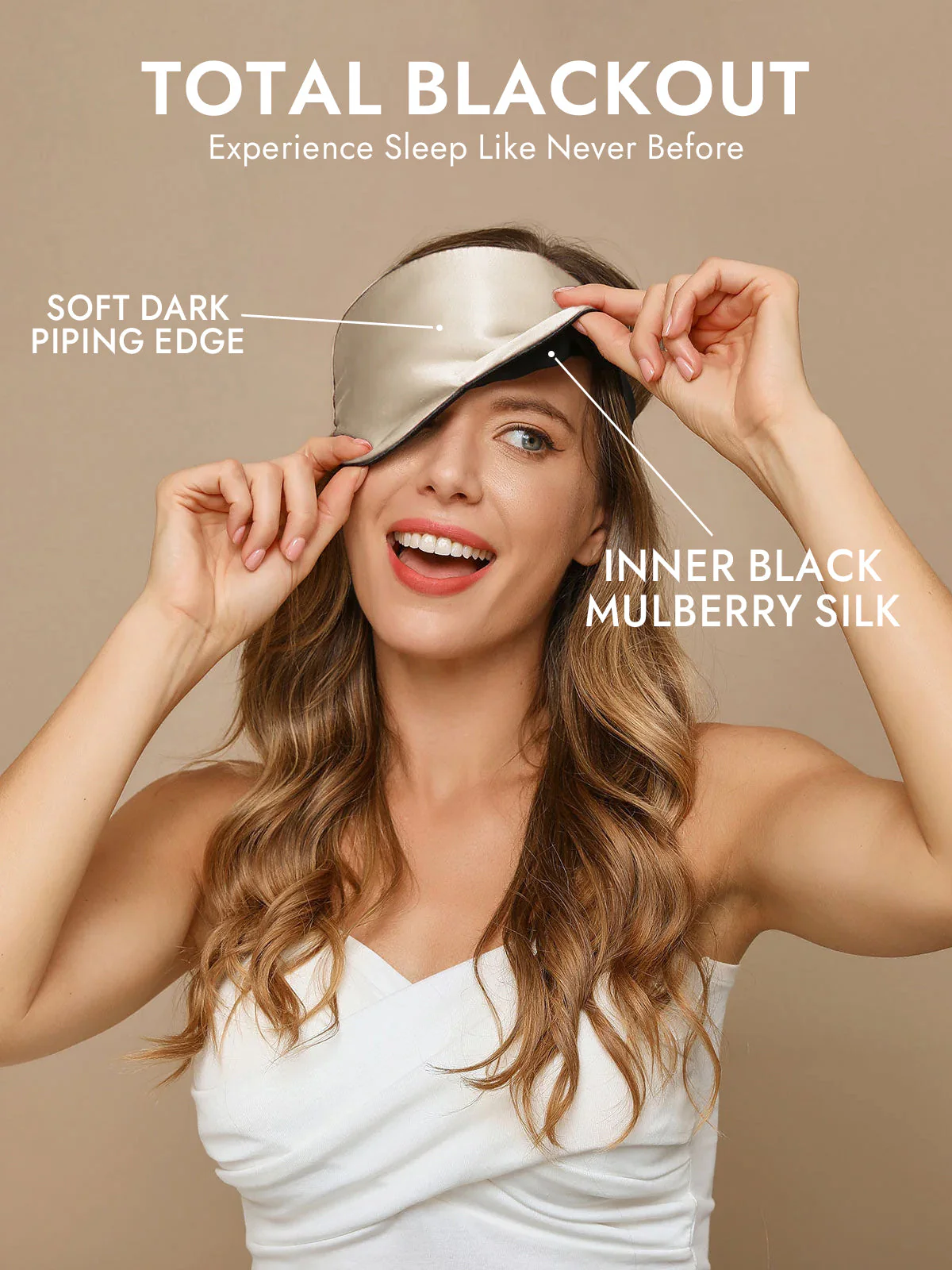 Pure Silk Elastic Band Sleep Eye Mask - Image 74