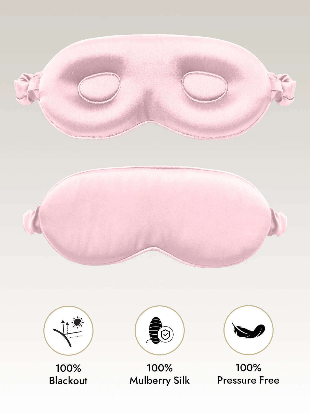 Pure Silk Eye Mask With Elastic Band - Image 15
